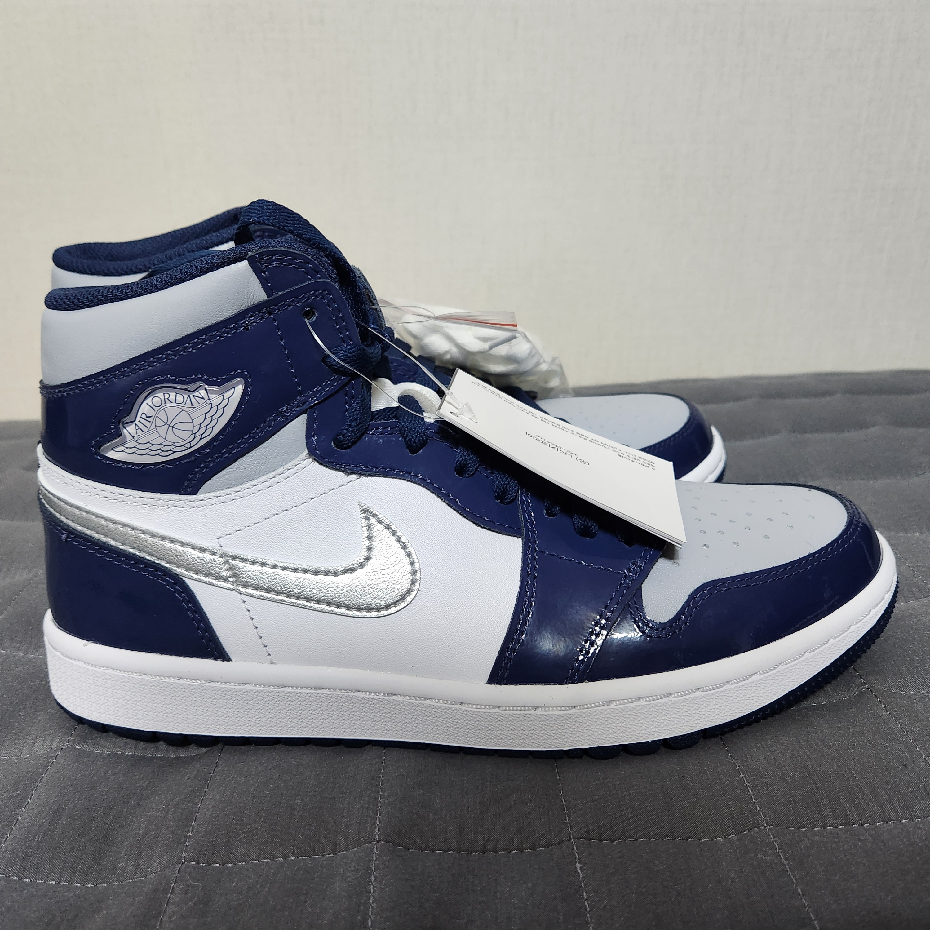 Jordan 1 High Golf Midnight Navy 착용 스타일 - 2