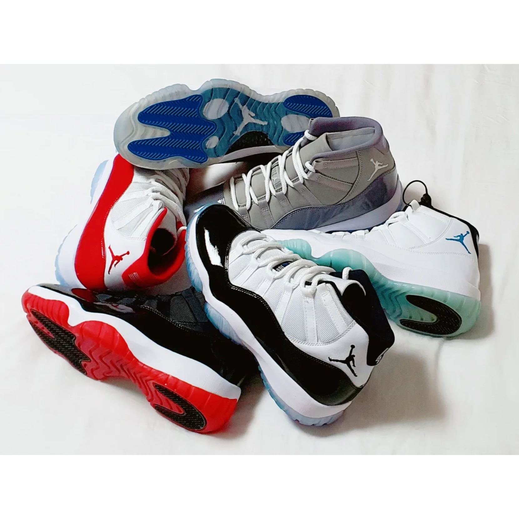 Jordan 11 Retro Bred 2019, Jordan 11 Retro Concord 2018 착용 스타일 - 1