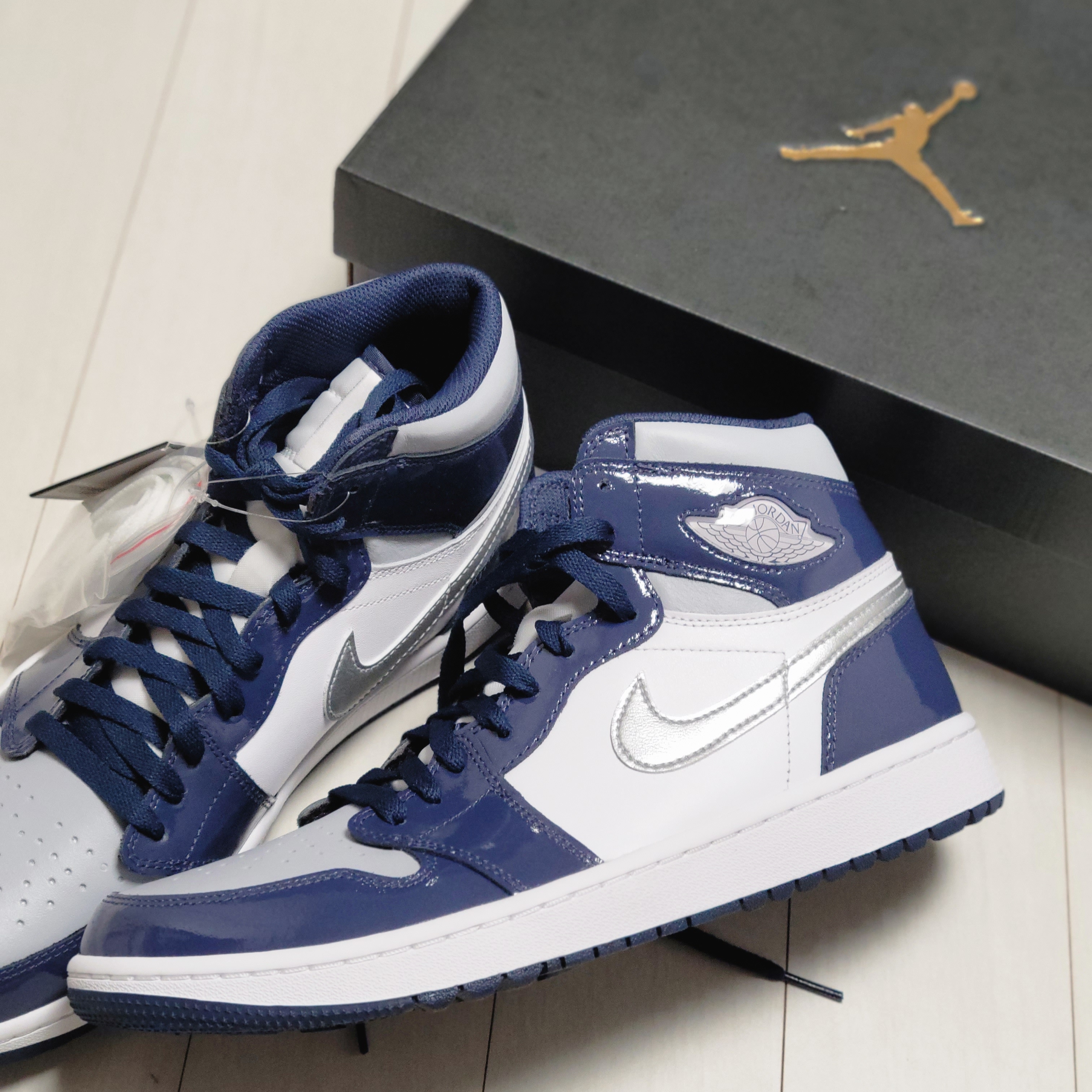 Jordan 1 High Golf Midnight Navy 착용 스타일 - 2