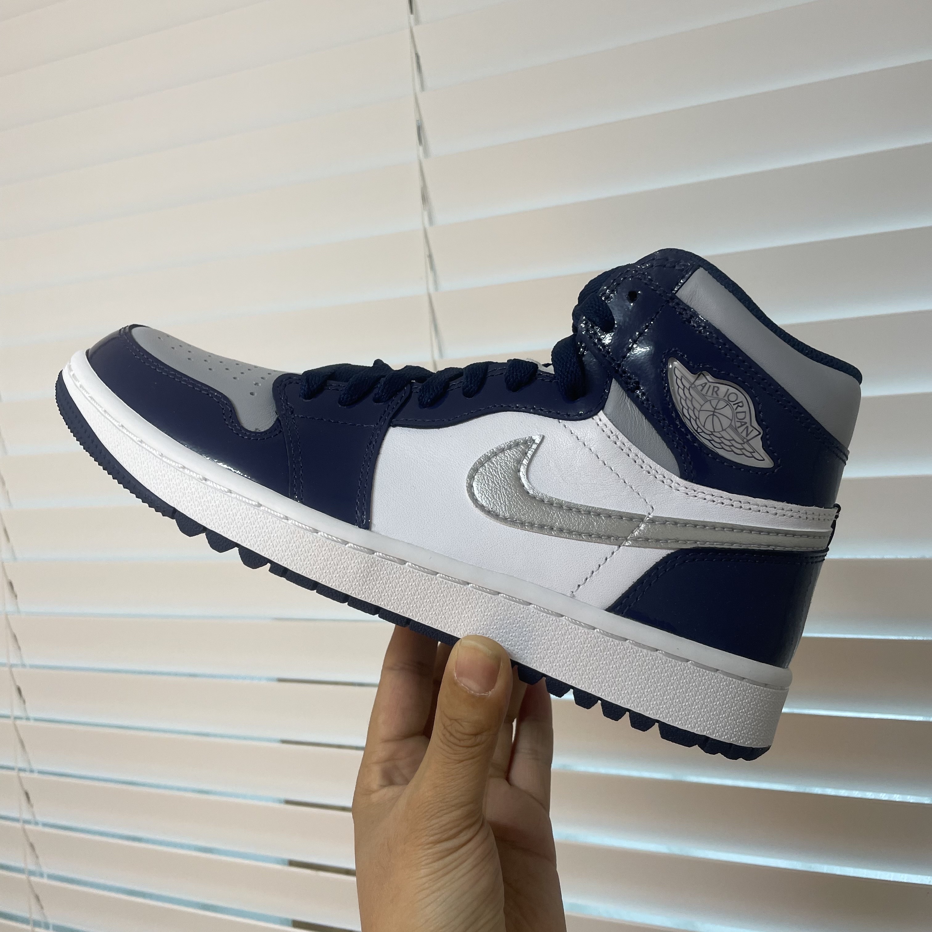 Jordan 1 High Golf Midnight Navy 착용 스타일 - 1