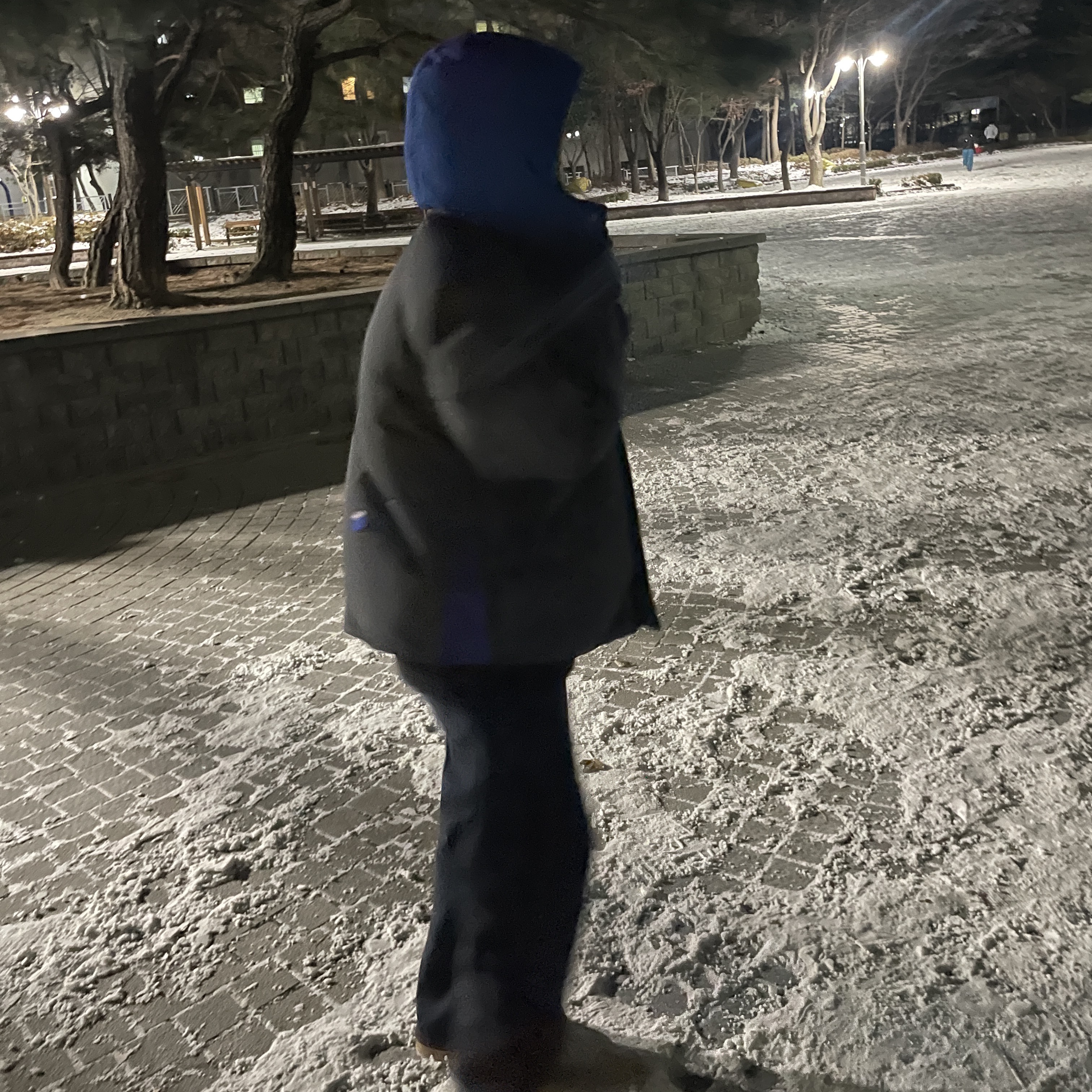 Zara x Ader Error Oversize Puffer Jacket Grey 착용 스타일 - 1