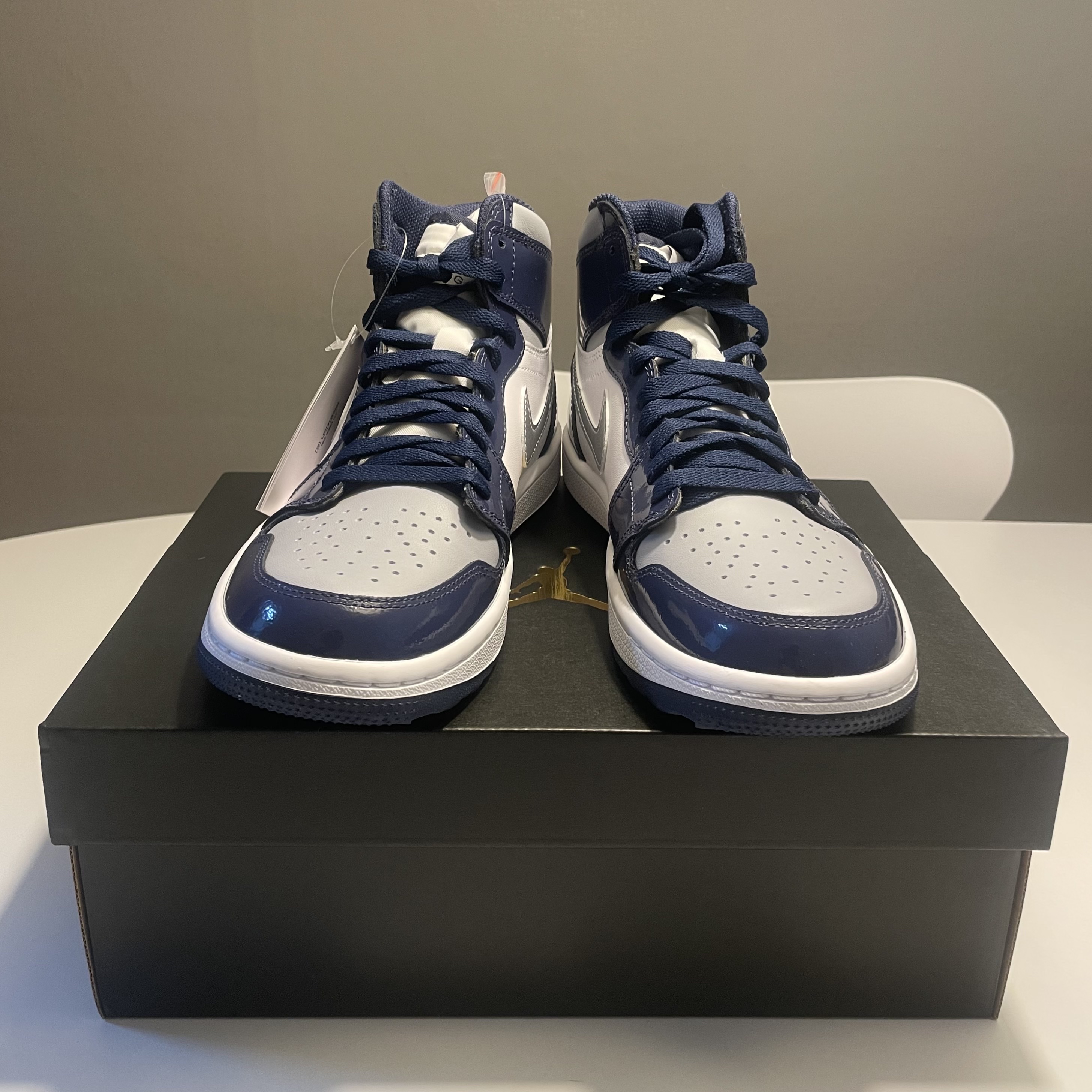 Jordan 1 High Golf Midnight Navy 착용 스타일 - 3