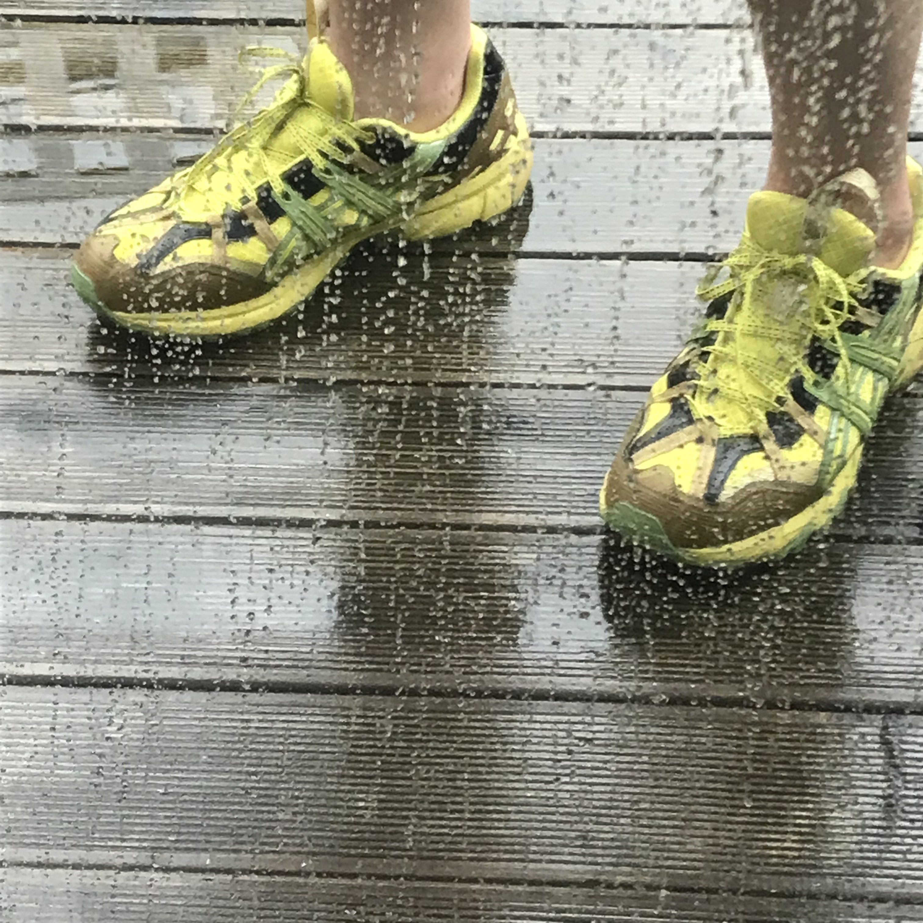 Asics HS4-S Gel-Sonoma 15-50 Gore-Tex Green Sheen Epsom 착용 스타일