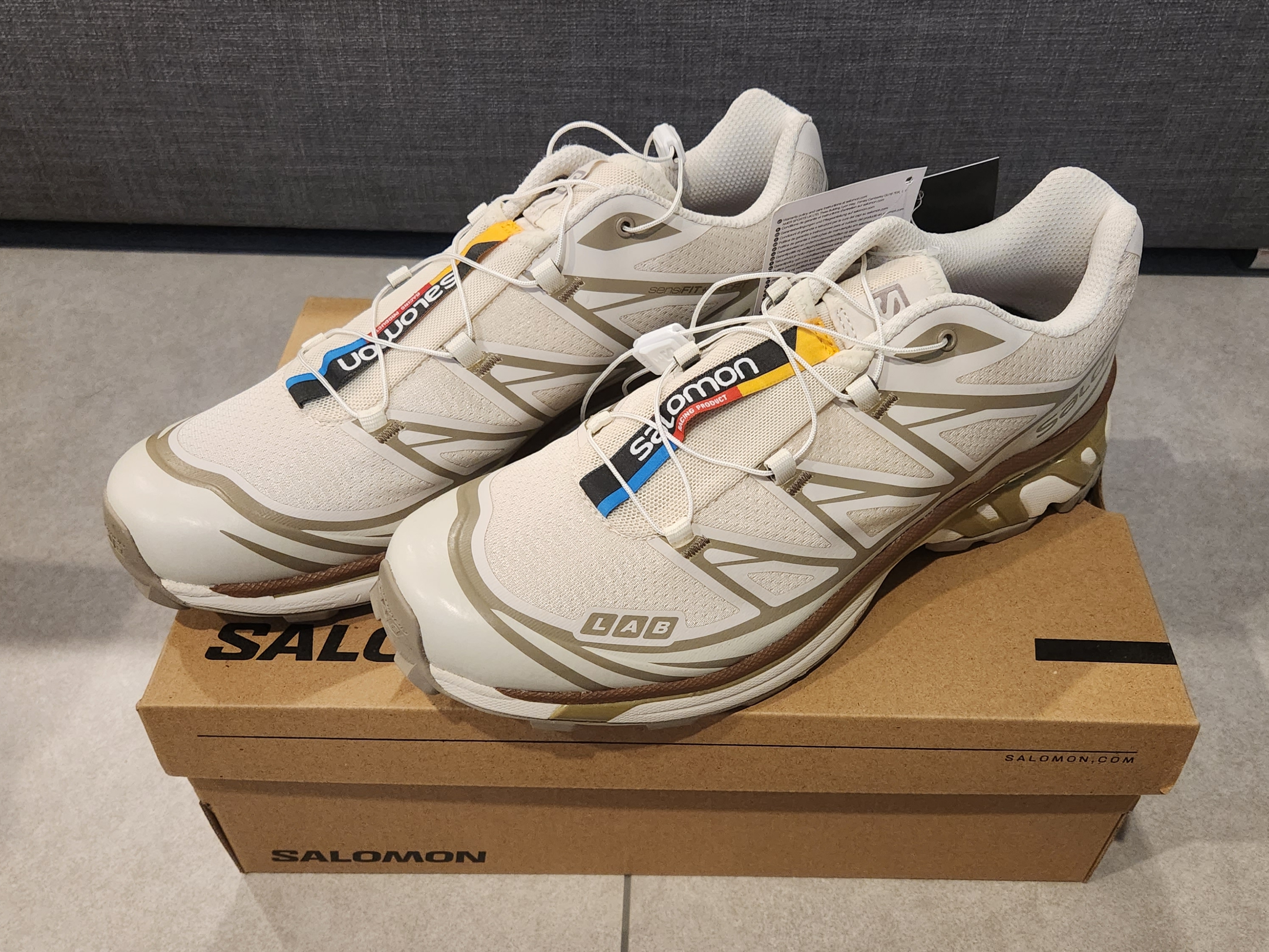 Salomon XT-6 Turtledove 착용 스타일