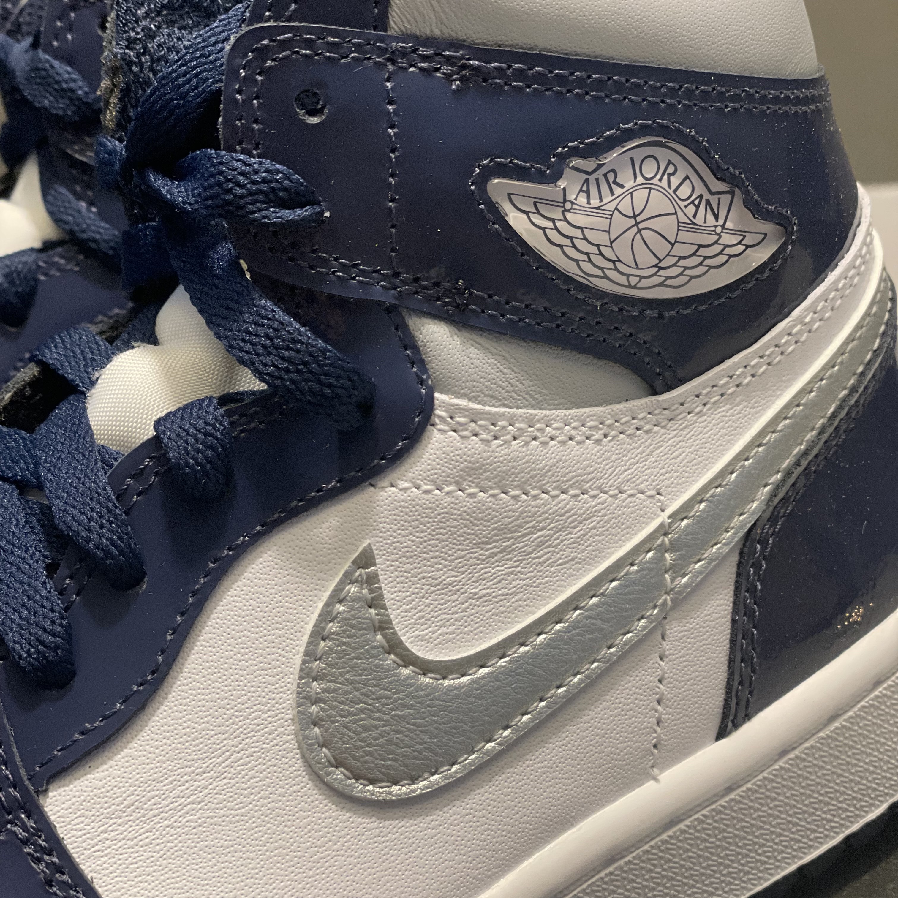 Jordan 1 High Golf Midnight Navy 착용 스타일 - 5