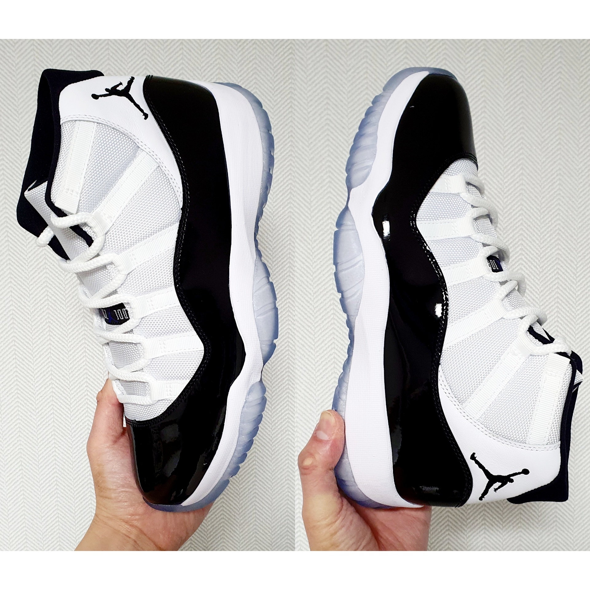 Jordan 11 Retro Bred 2019, Jordan 11 Retro Concord 2018 착용 스타일 - 2