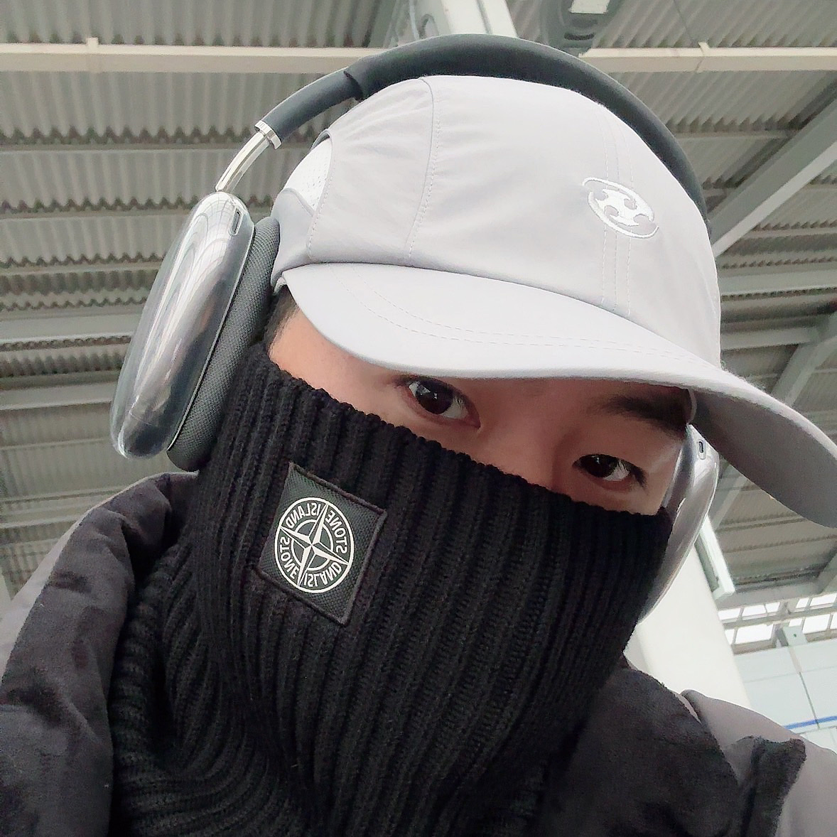 Sansan Gear Nylon Wing Cap Grey - 22FW, Apple AirPods Max Lightning Space Gray (Korean Ver.) 착용 스타일