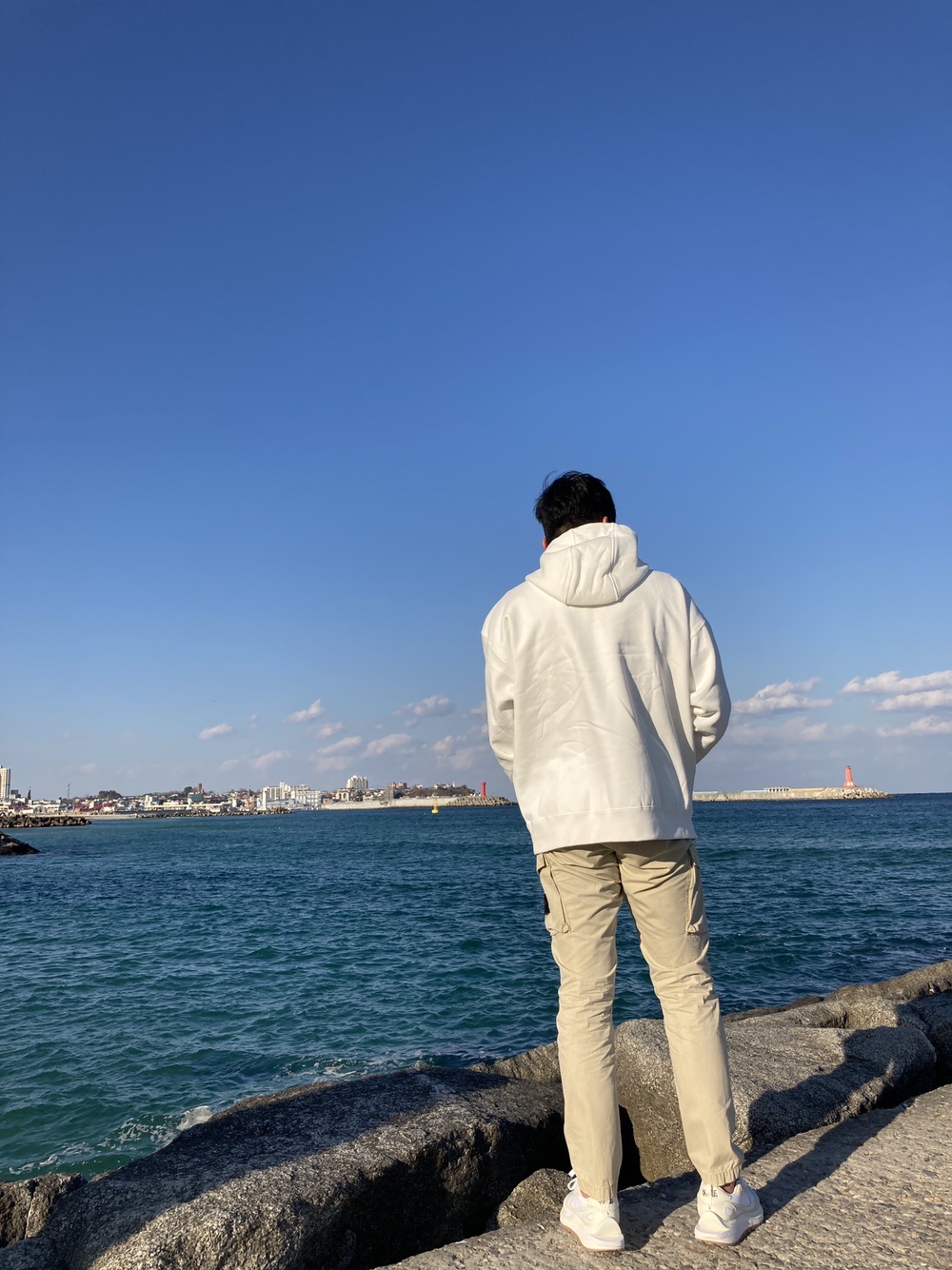 Nike x Jacquemus NRG Fleece Hoodie Sail - US/EU, Nike x Sacai VaporWaffle White and Gum 착용 스타일