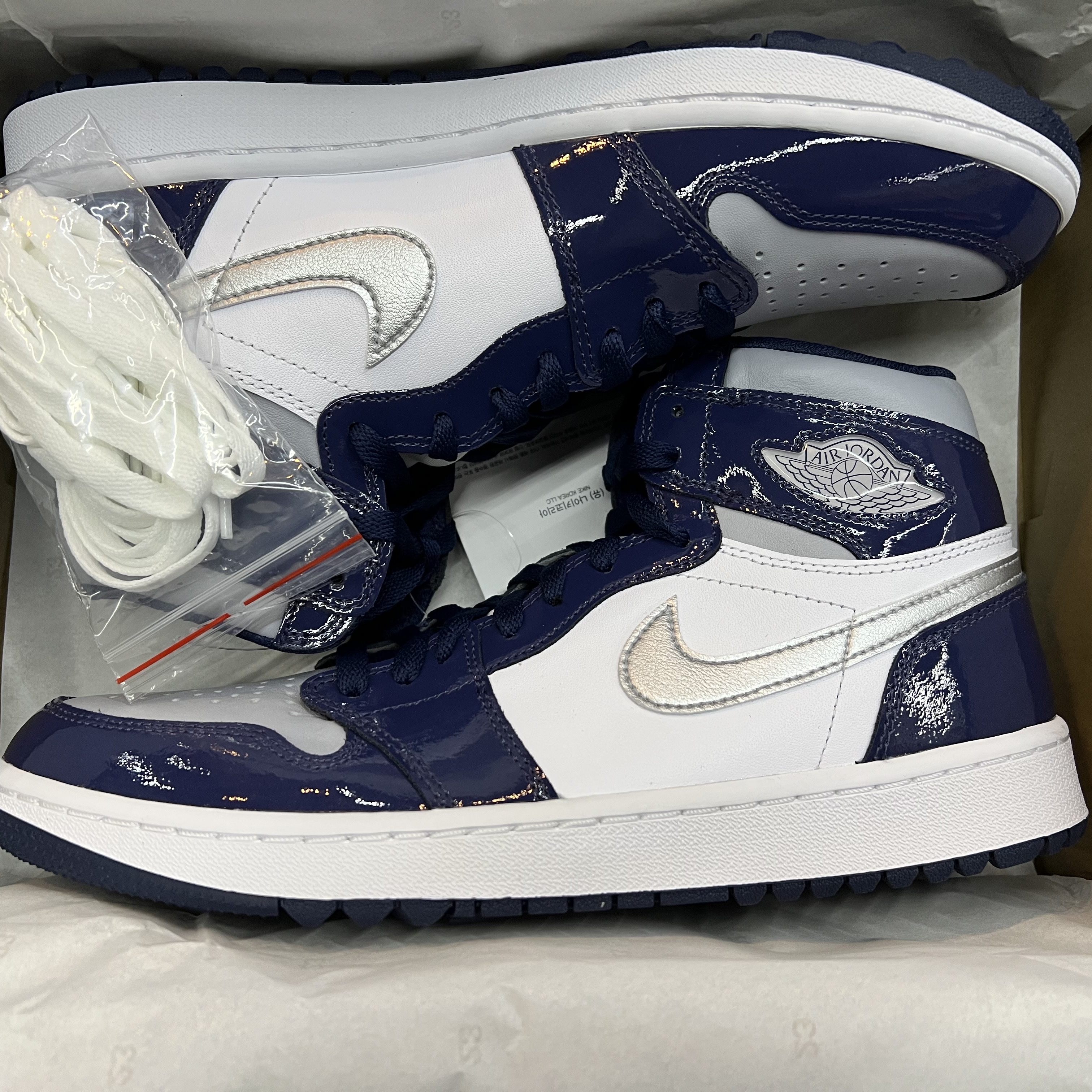 Jordan 1 High Golf Midnight Navy 착용 스타일