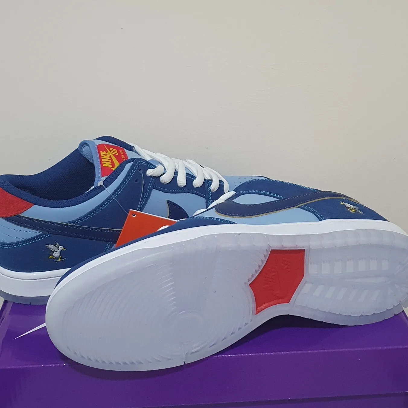Nike x Why So Sad? SB Dunk Low Pro Coastal Blue 착용 스타일 - 3