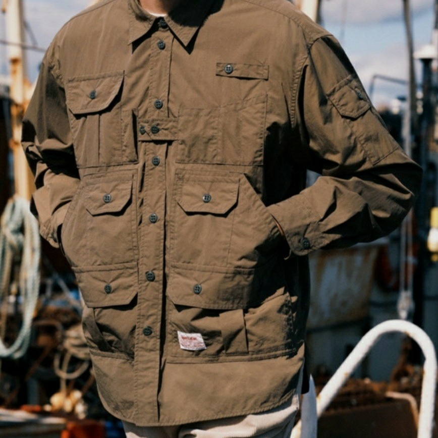 Nike Boonie Bucket Hat Khaki, Nike Air Force 1 '07 WB Flax 착용 스타일 - 2