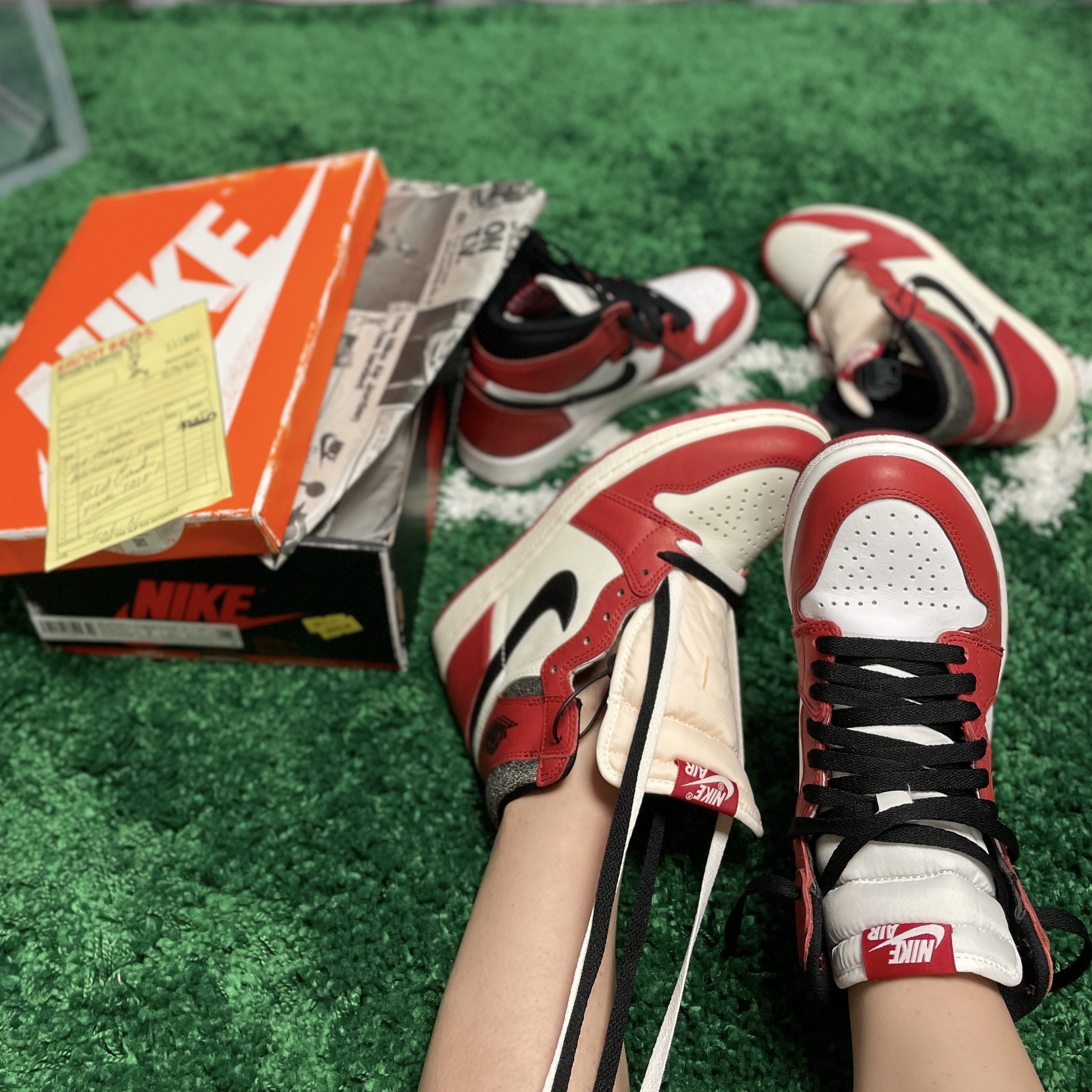 Jordan 1 Retro High OG Chicago 2015, Jordan 1 Retro High OG Chicago 2022 착용 스타일