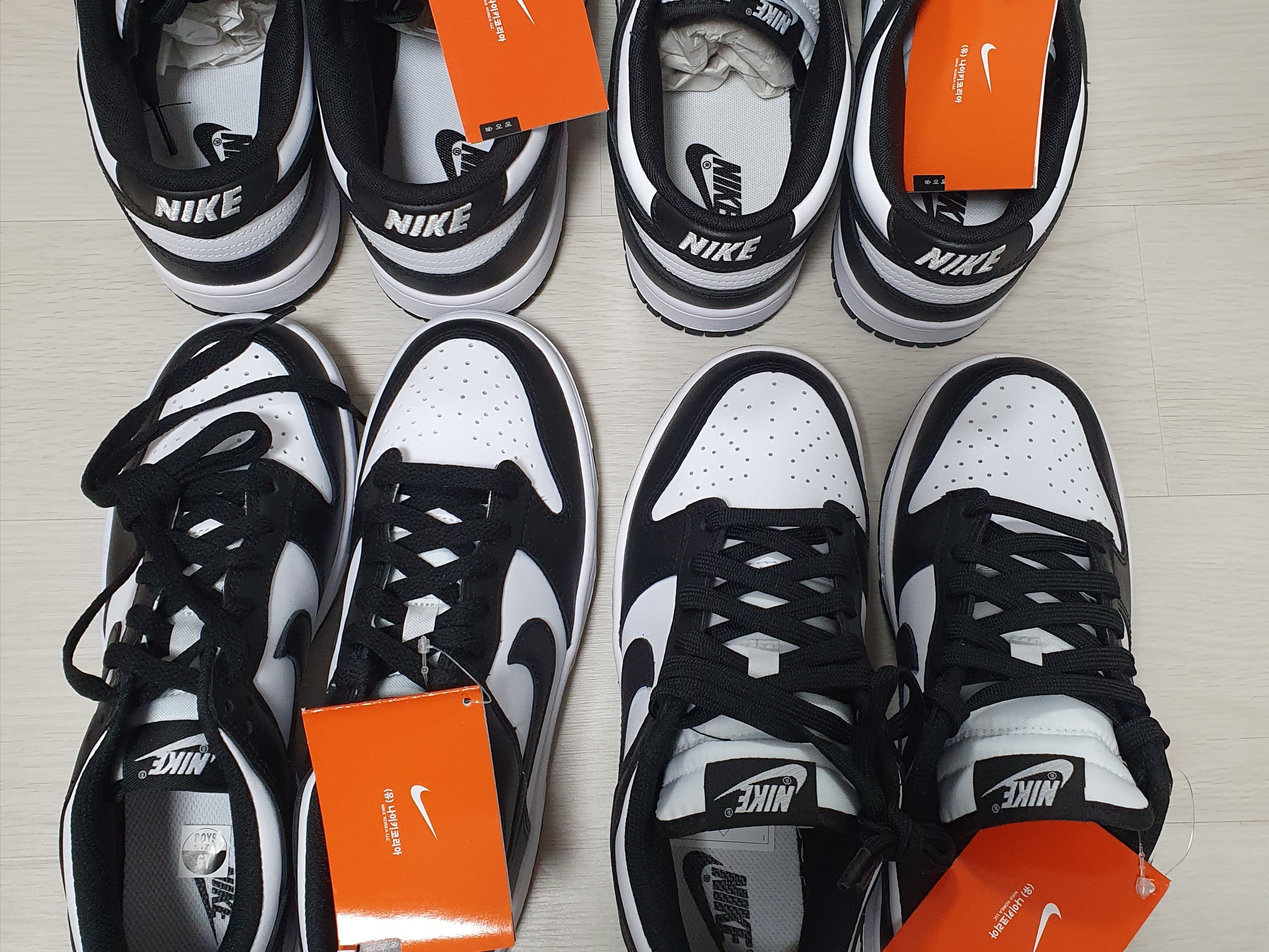Nike Dunk Low Retro Black 착용 스타일