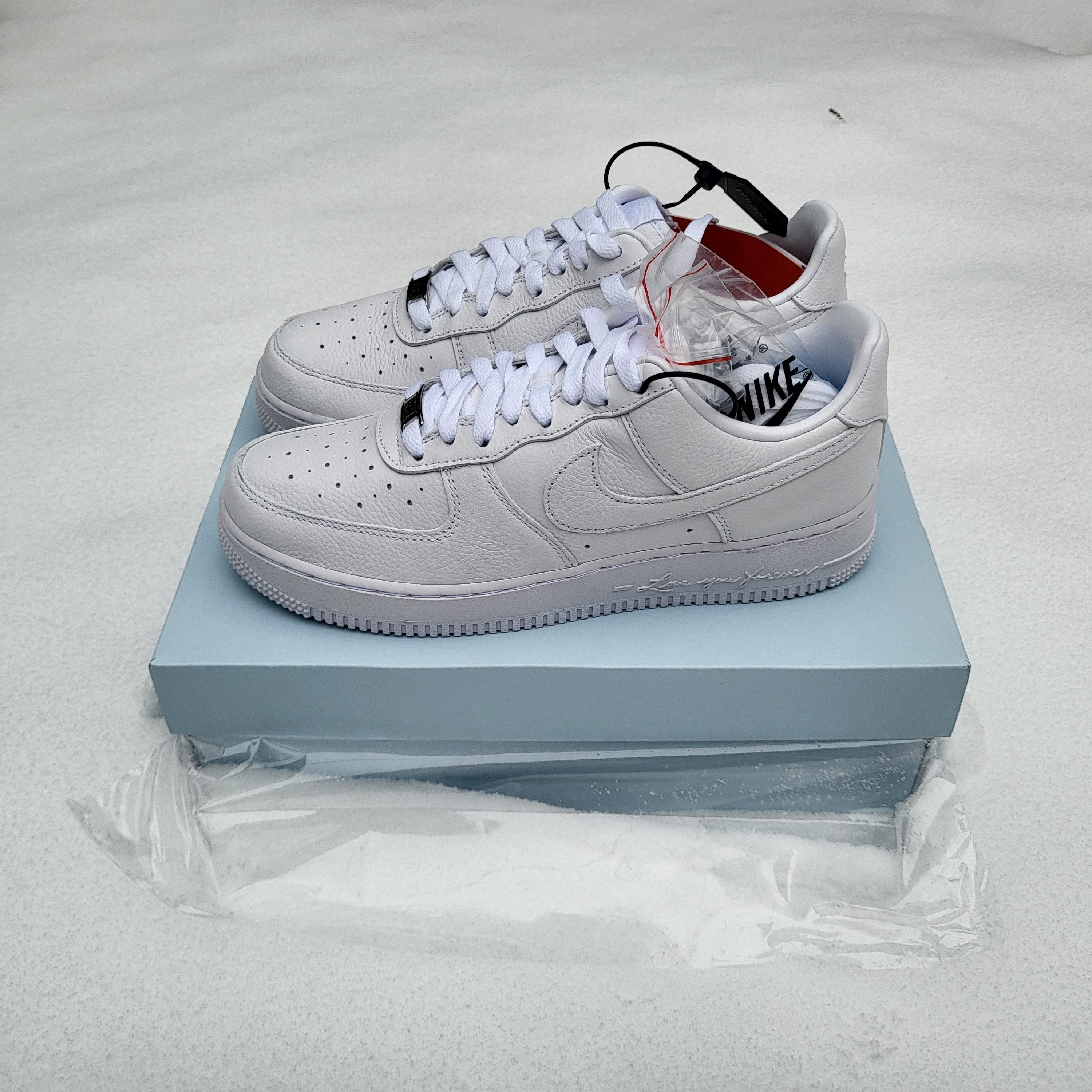 Nike x Drake Nocta Air Force 1 Low SP Certified Lover Boy White 착용 스타일 - 1