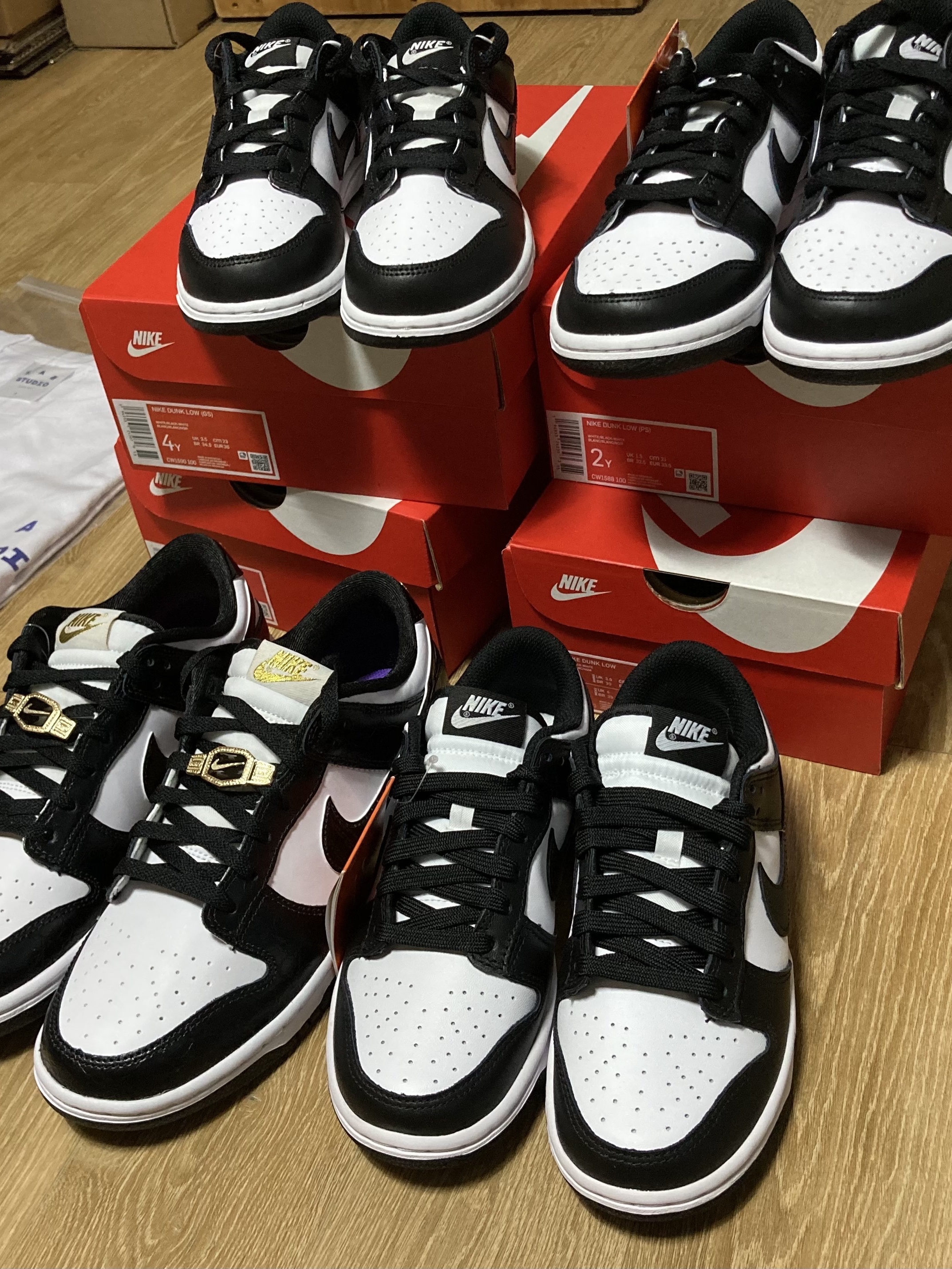 Nike Dunk Low Retro SE Black, (W) Nike Dunk Low Black 착용 스타일