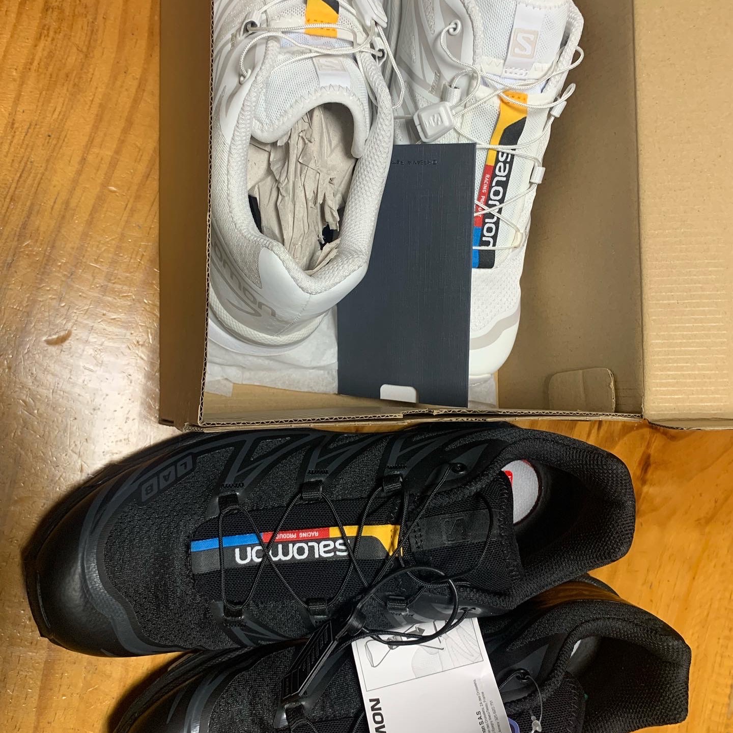 Salomon XT-6 ADV Black, Salomon XT-6 ADV White 착용 스타일 - 1