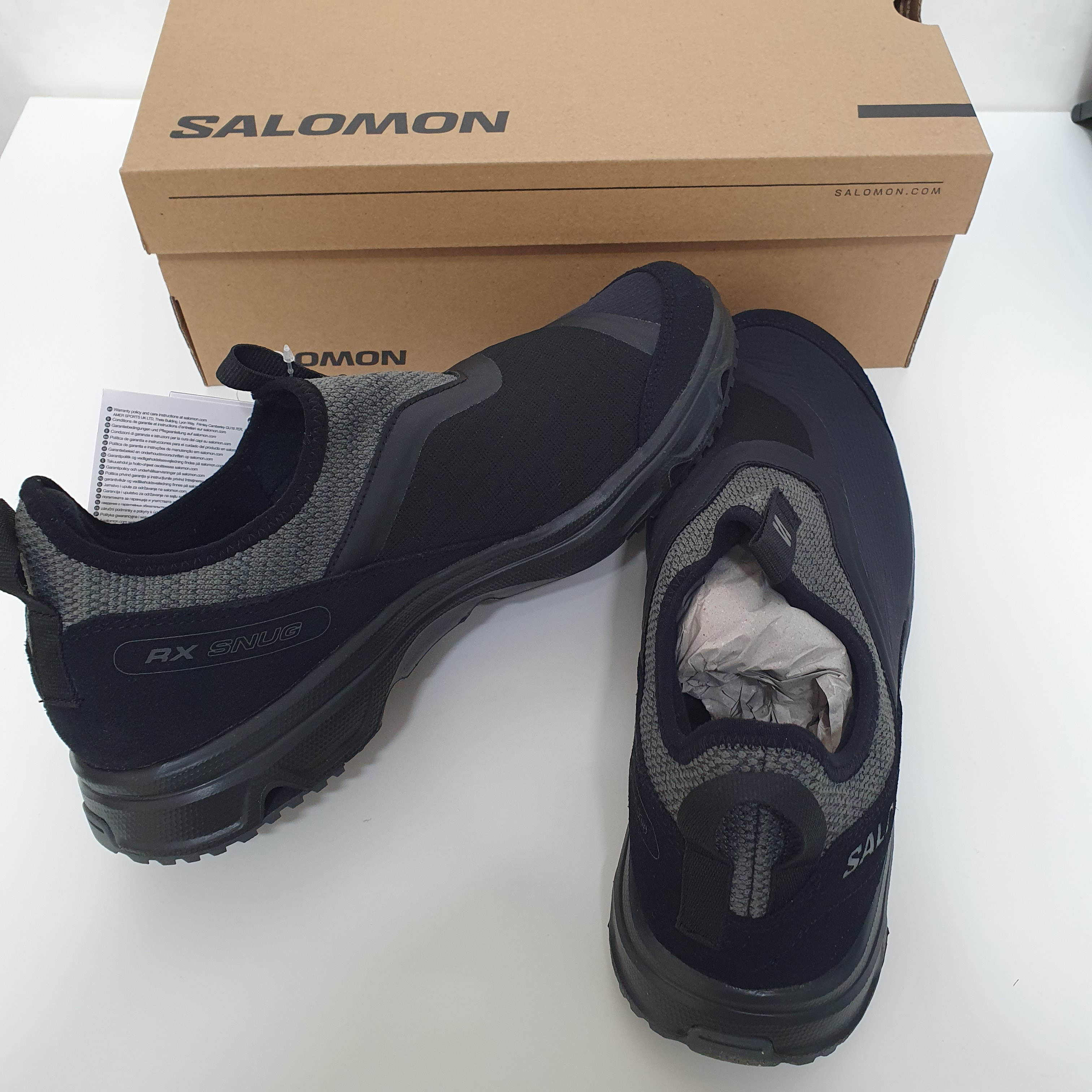 Salomon RX Snug Black Magnet 착용 스타일