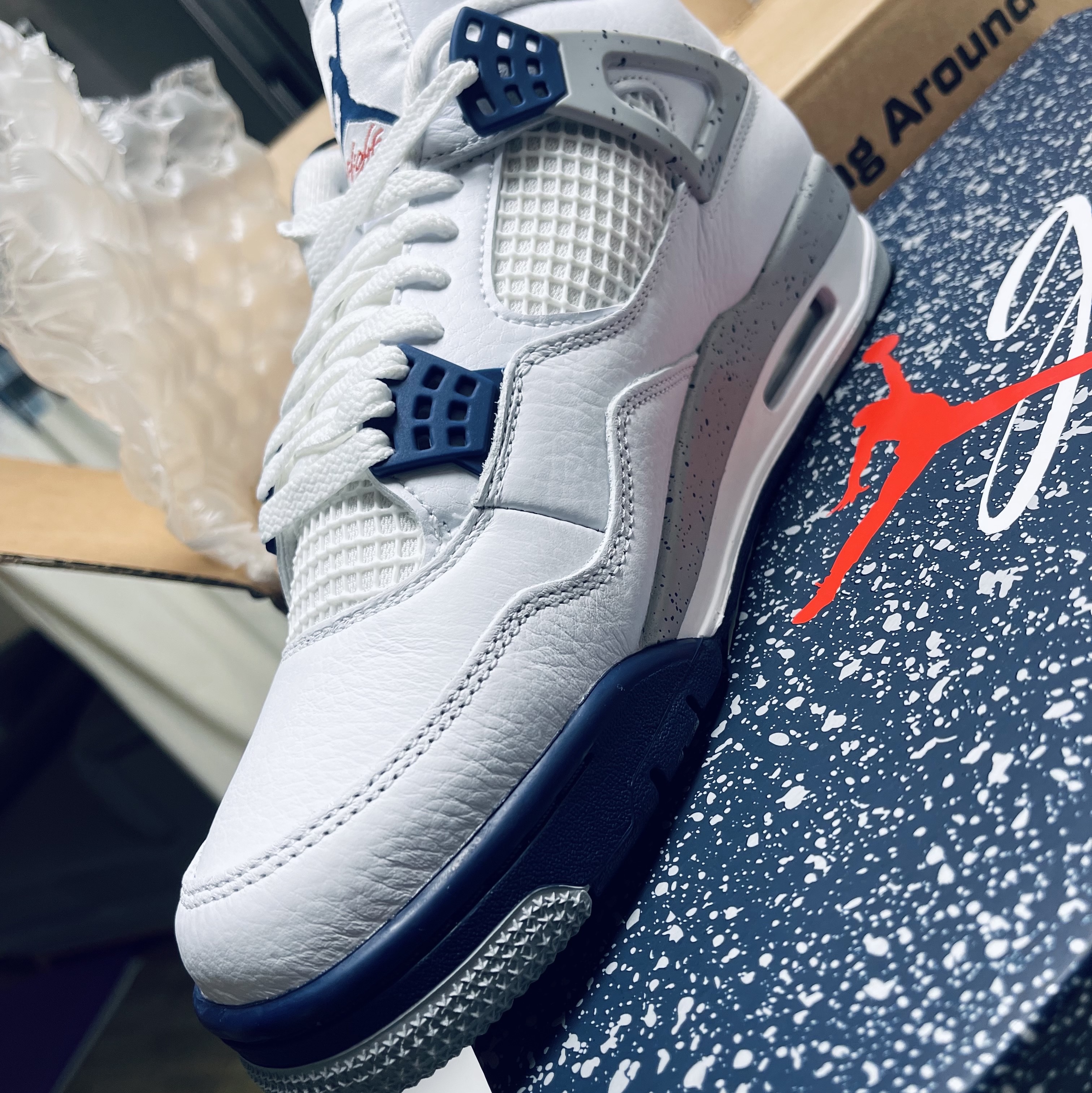 Jordan 4 Retro Midnight Navy 착용 스타일