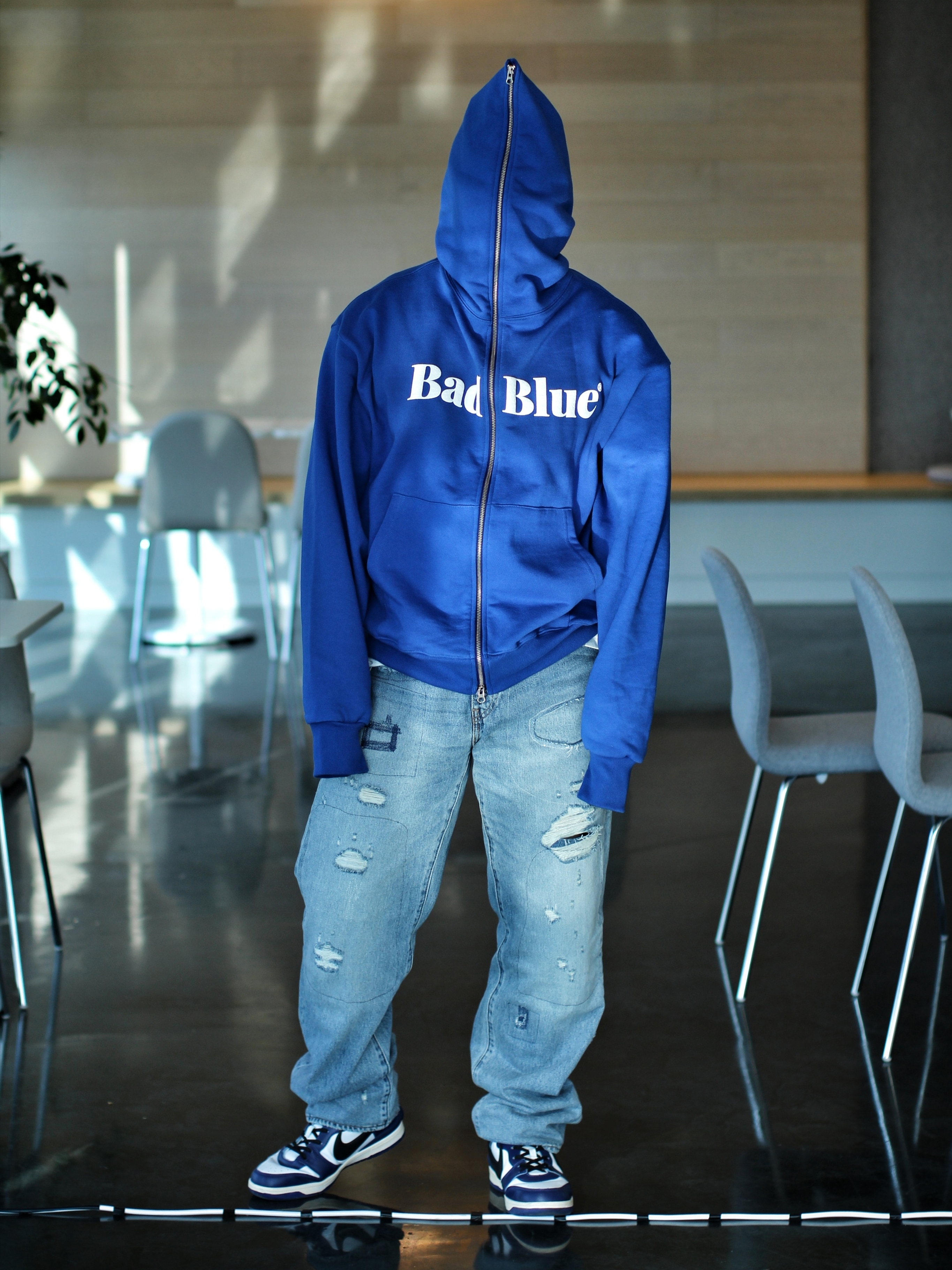 Nike x Ambush Dunk High Deep Royal Blue 착용 스타일 - 2