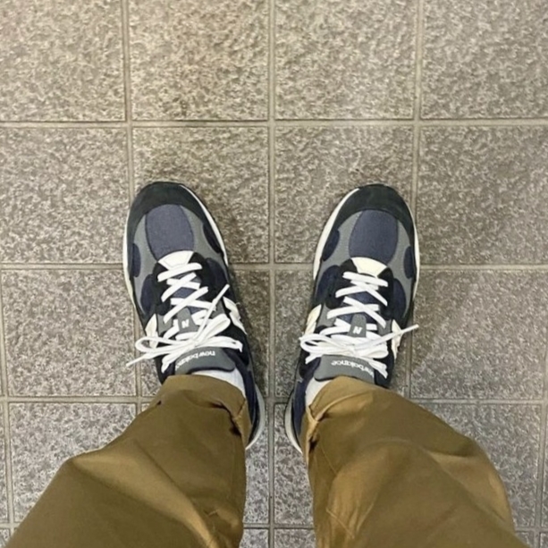 New Balance 992 Made in USA Navy 착용 스타일