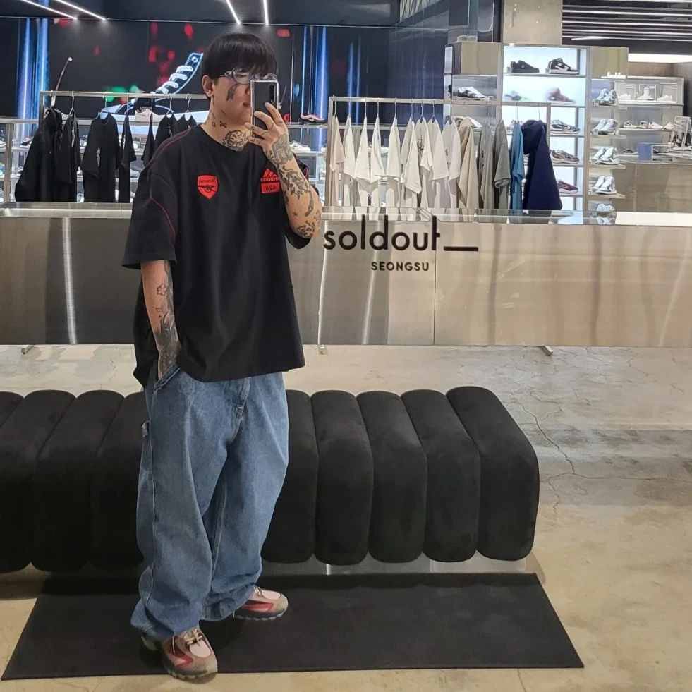 아디다스 x DPR 더시아 싱크 팩 그레이 레드 | Adidas | KREAM Adidas x DPR Thesia Sync Pack Grey Red
