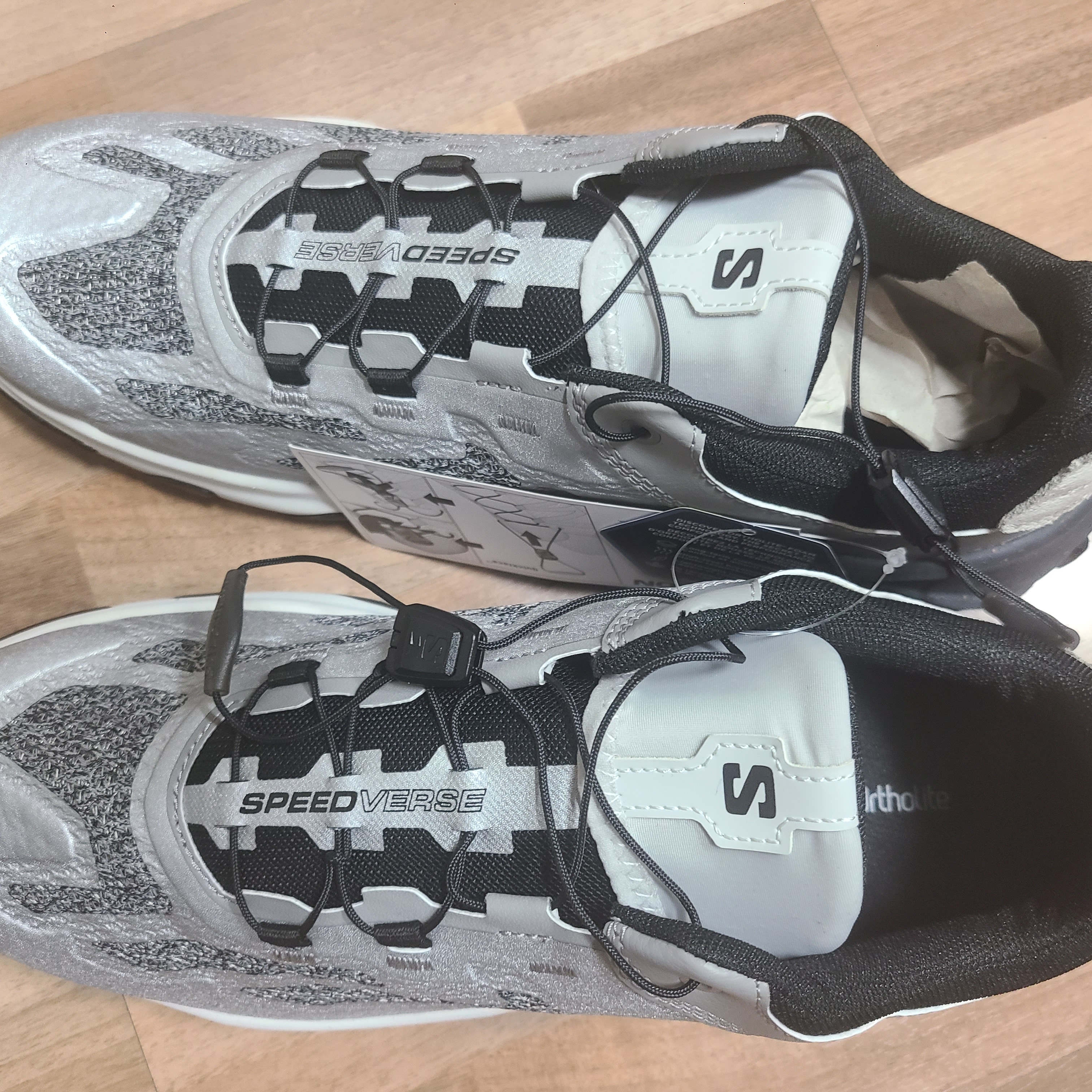 Salomon Speedverse PRG Silver Frost Grey Lunar Rock 착용 스타일