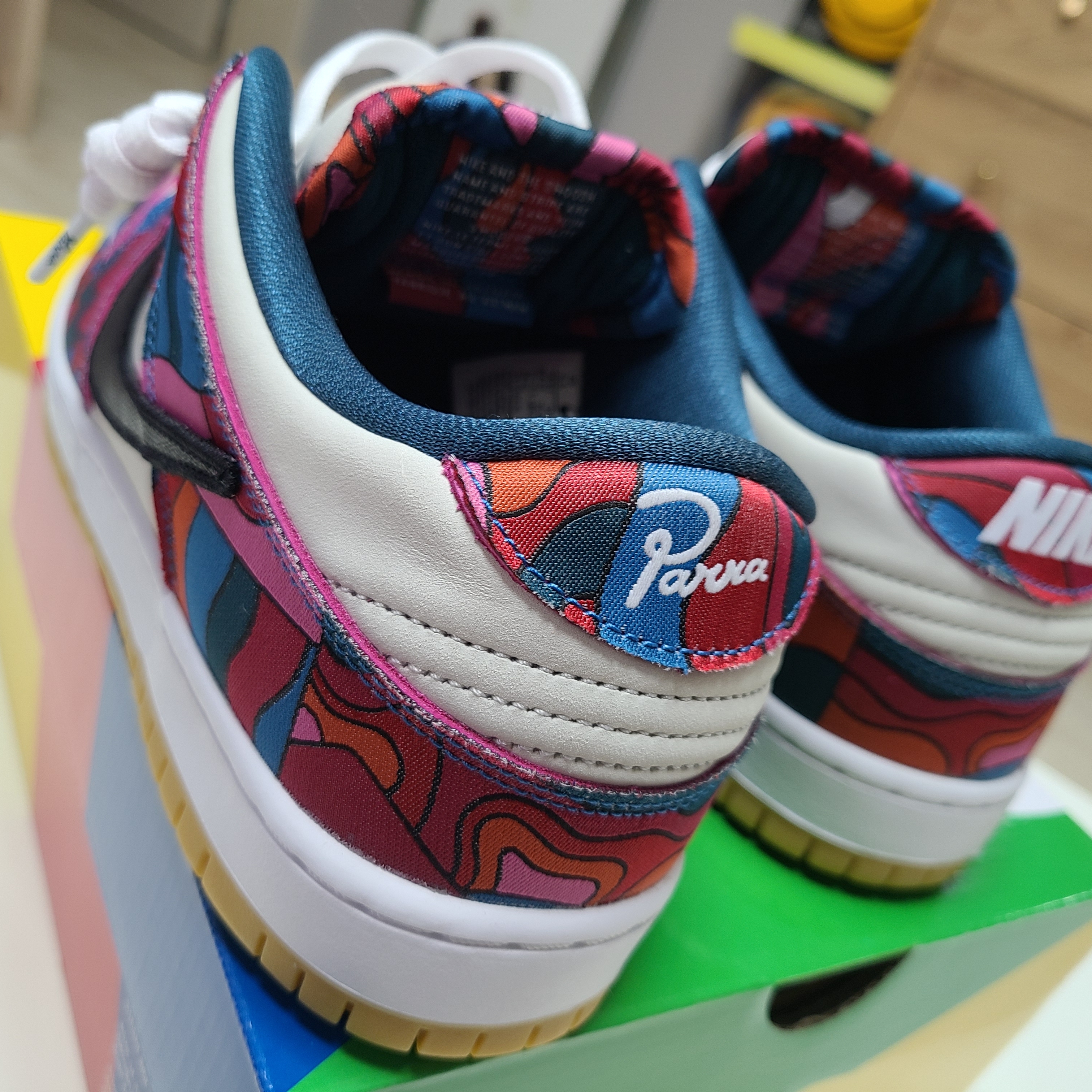 Nike x Parra SB Dunk Low Pro Abstract Art 착용 스타일 - 2