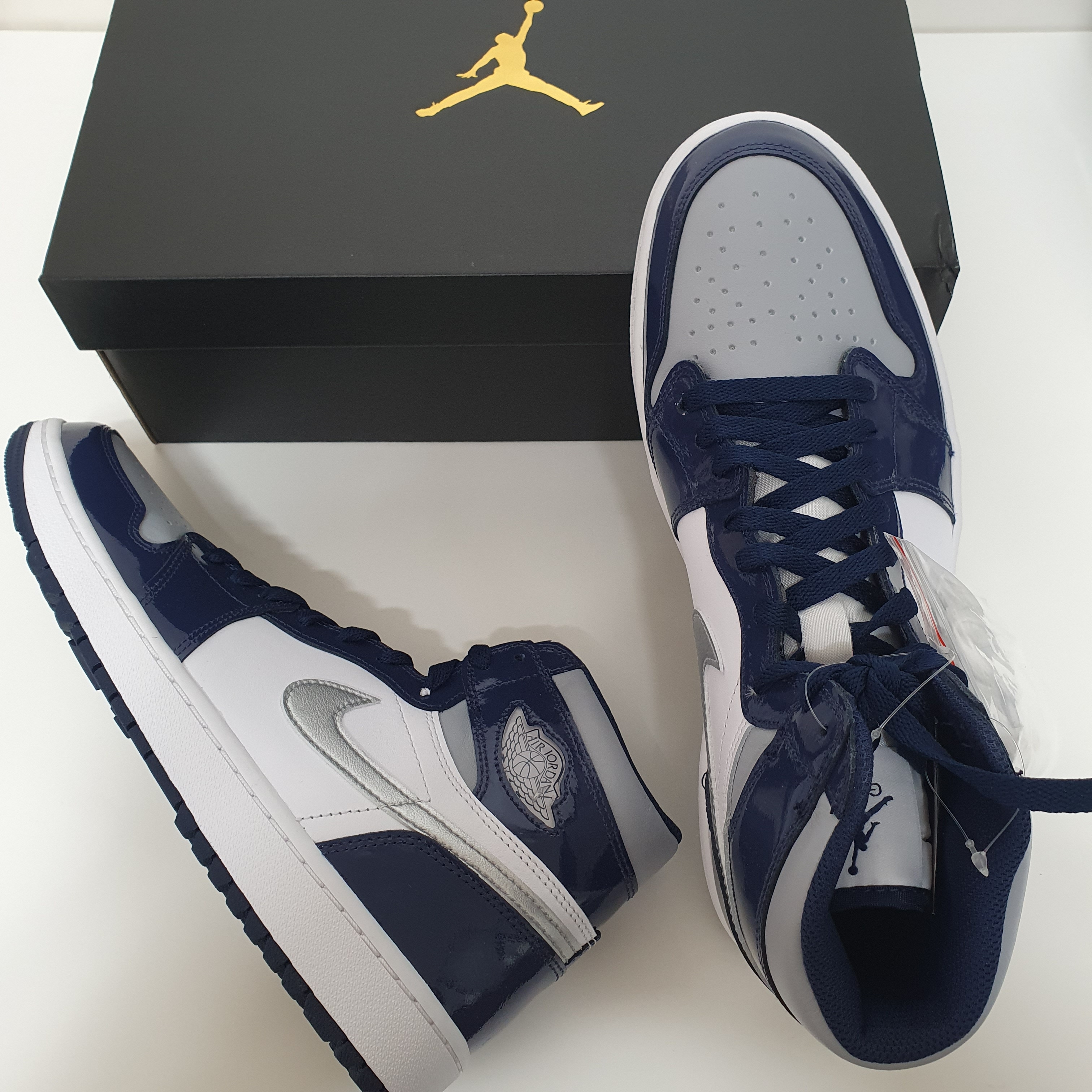 Jordan 1 High Golf Midnight Navy 착용 스타일