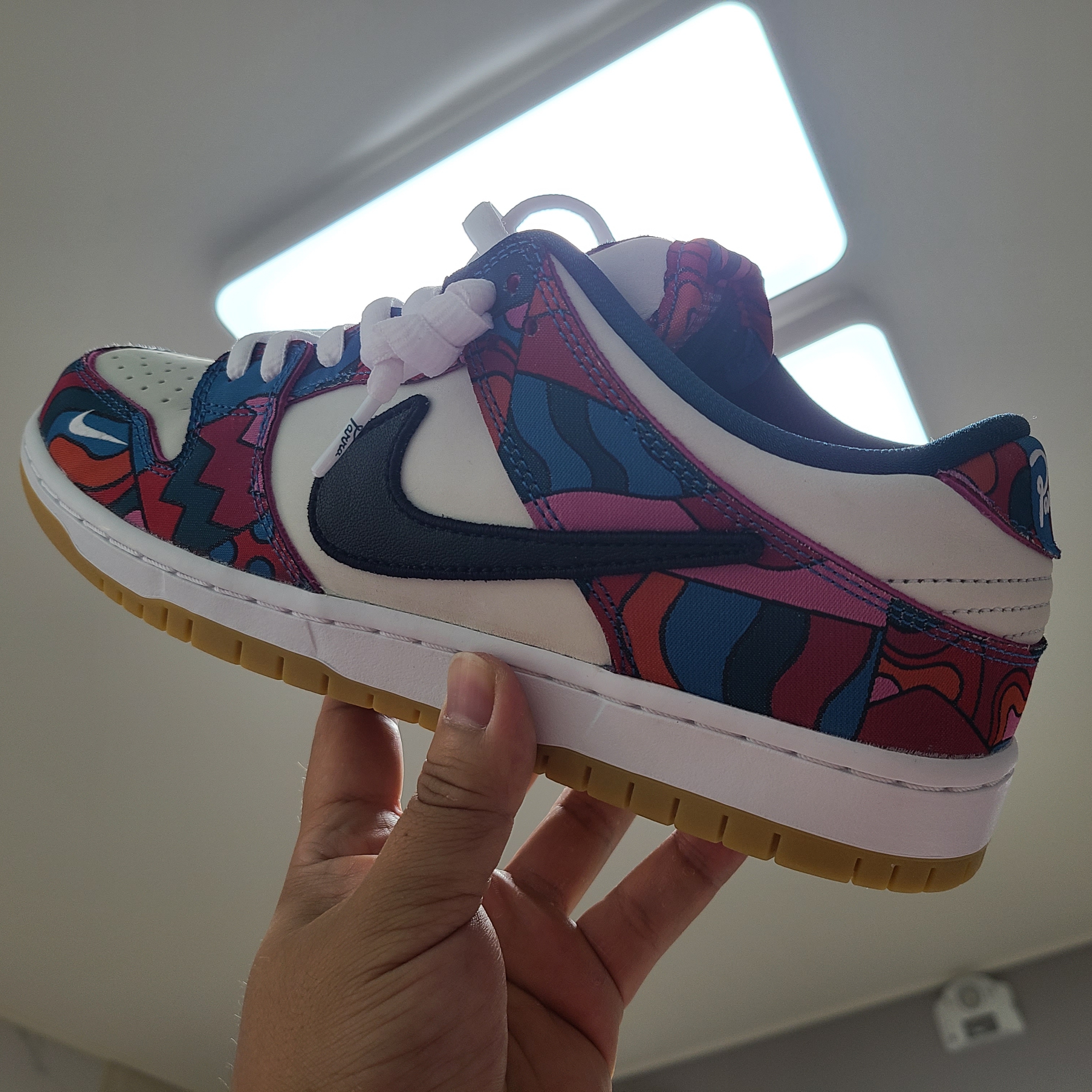Nike x Parra SB Dunk Low Pro Abstract Art 착용 스타일 - 1