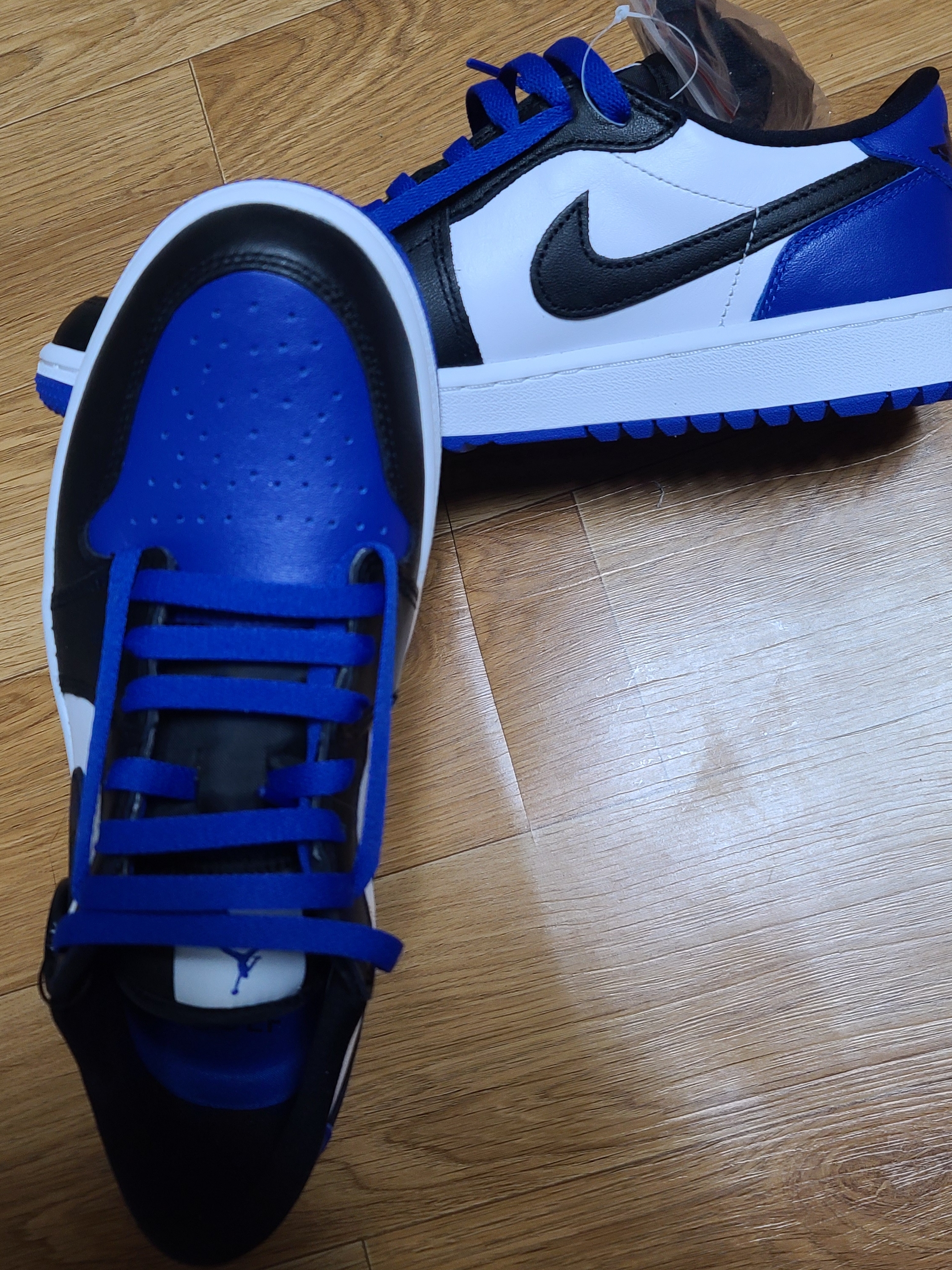 Jordan 1 Low Golf Sport Royal 착용 스타일 - 1