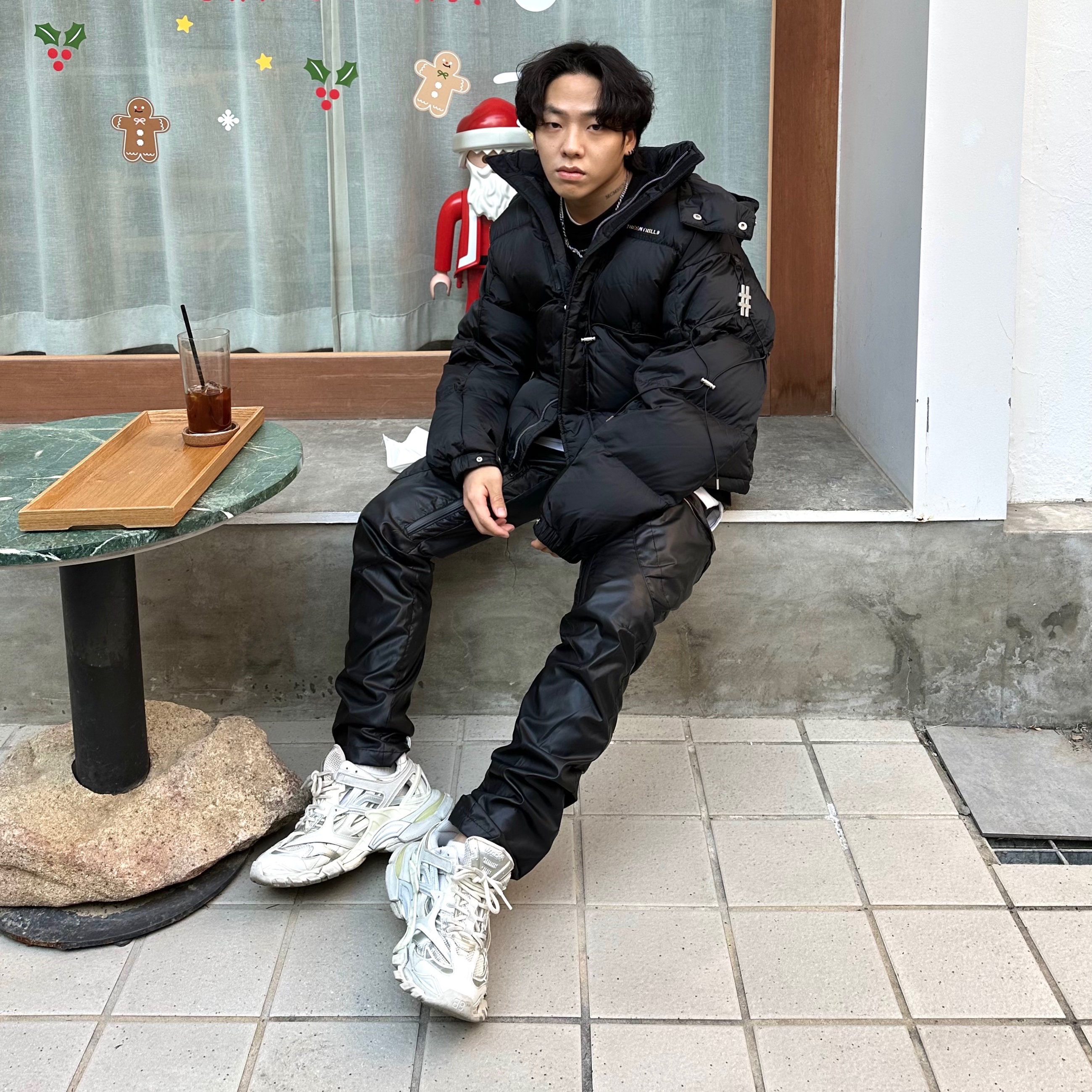 Nike x Travis Scott Air Force 1 Low White 착용 스타일 - 1
