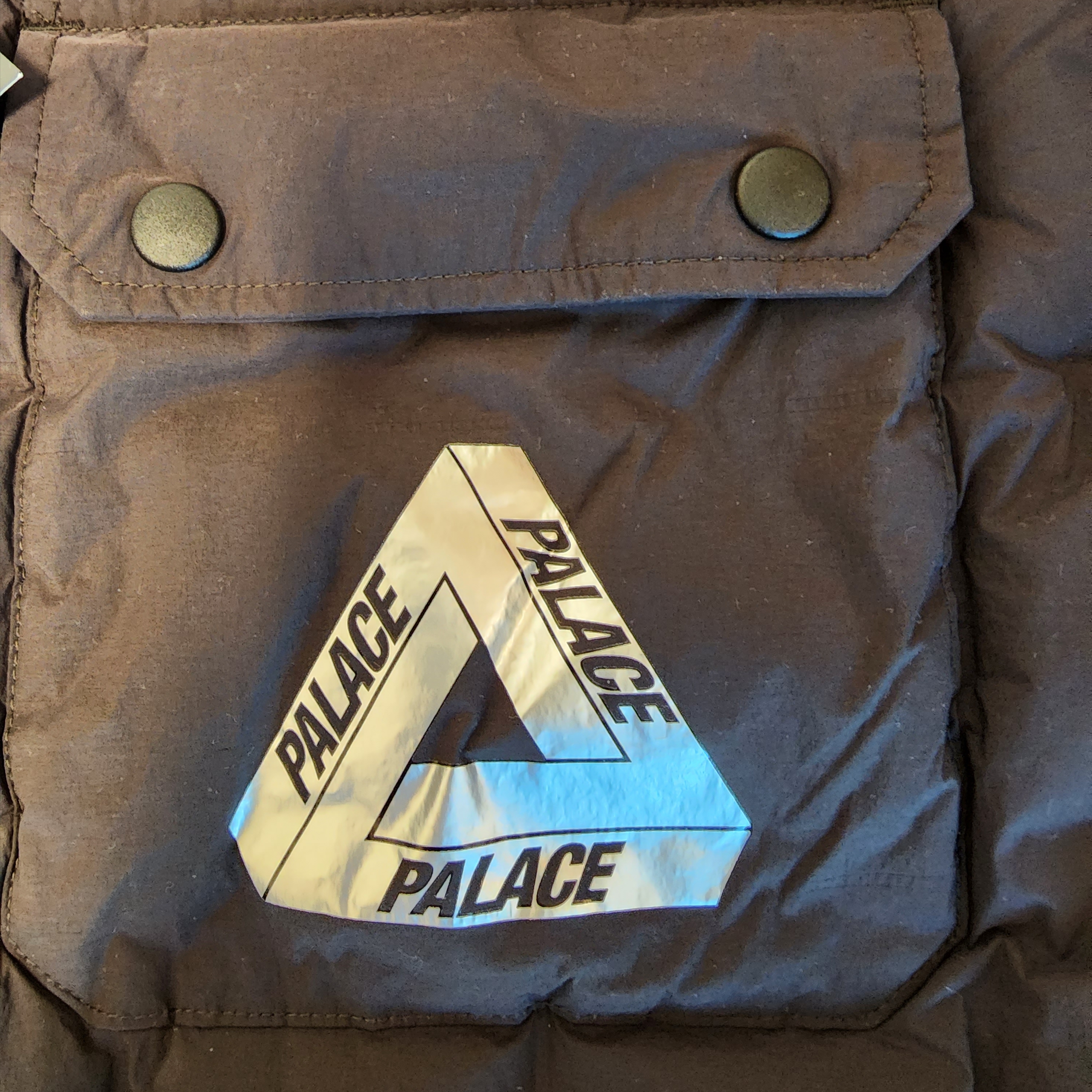 Palace Pertex Work Down Jacket Black - 22FW 착용 스타일 - 2