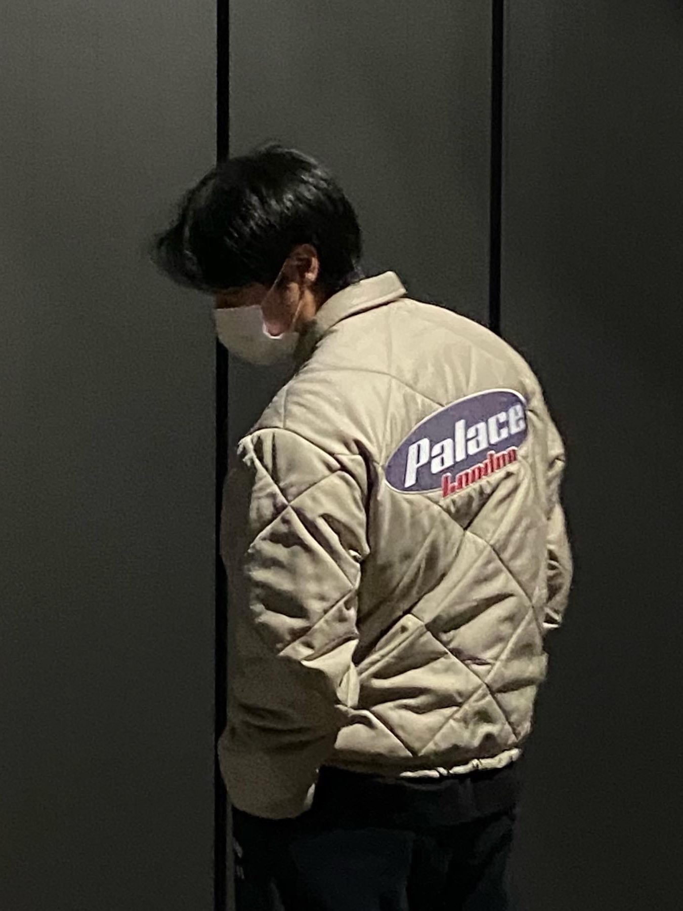Palace Collared Puffa Stone - 21FW, Nike Air Force 1 Low Retro Cocoa Snake 2018 착용 스타일 - 5