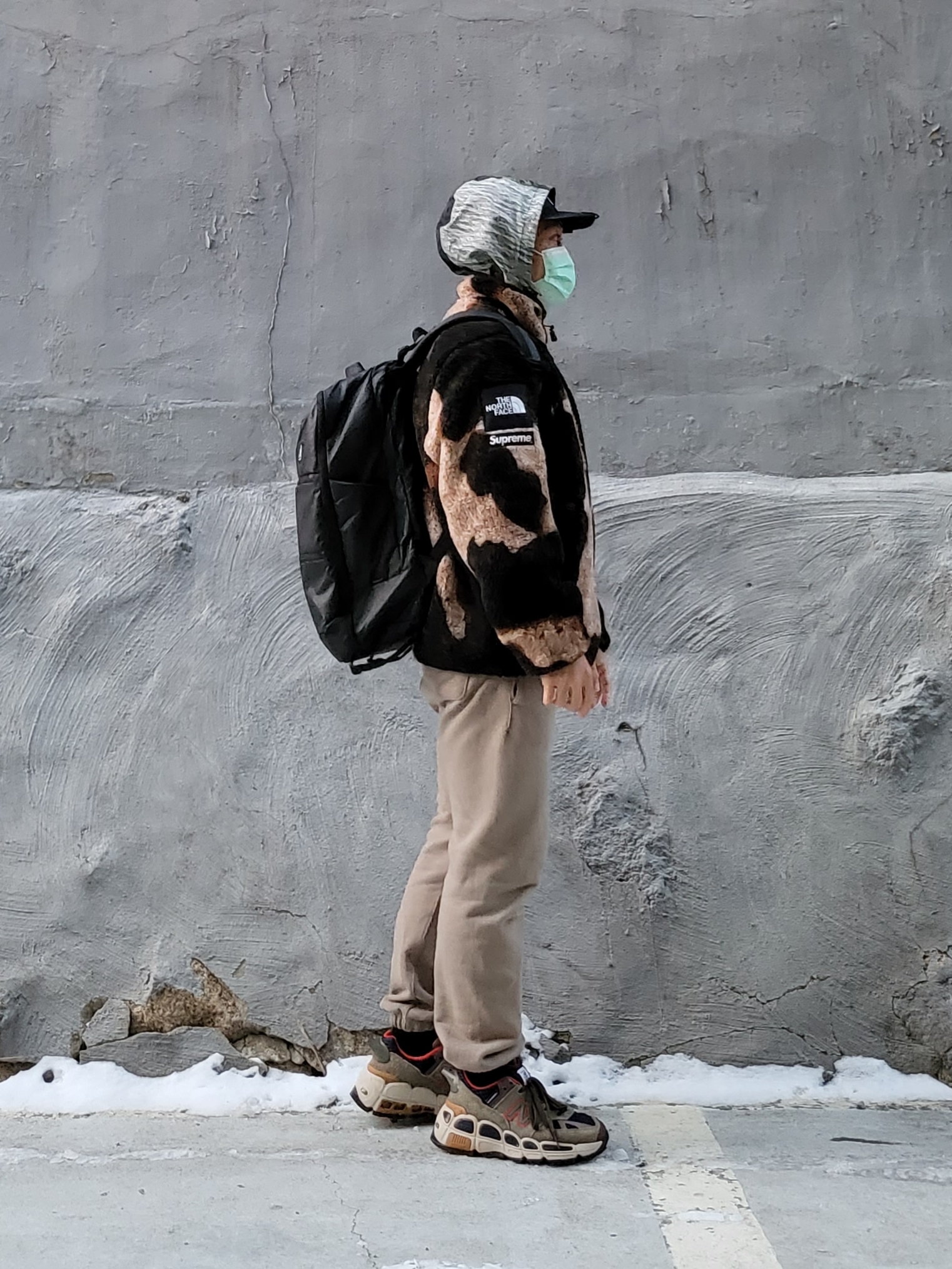 Stussy Coastline Beach Shell Jacket Multi, Nike x Matthew M Williams NRG AW84 Cap Black 착용 스타일