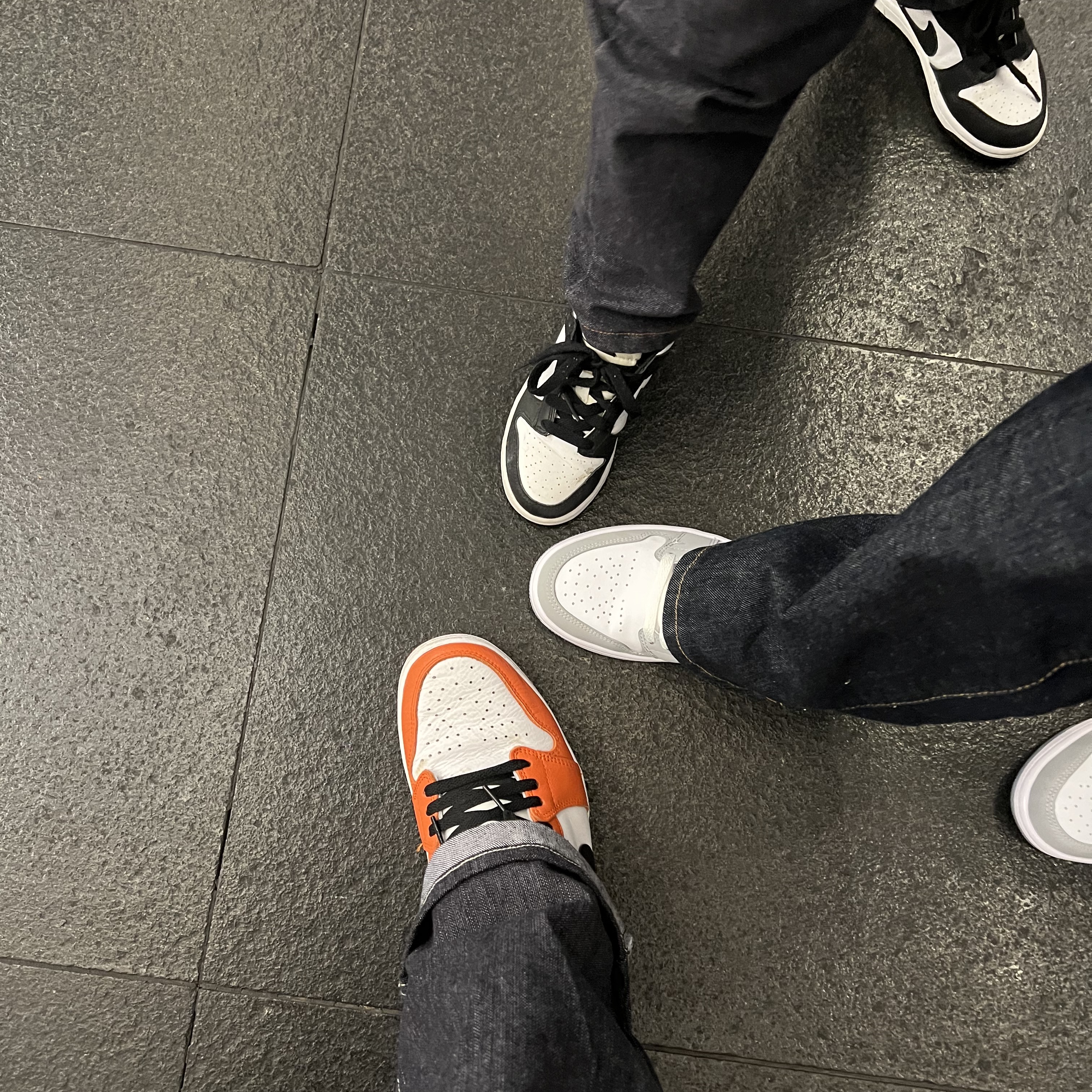 (PS) Nike Dunk Low Black, Jordan 1 Low OG Starfish 착용 스타일