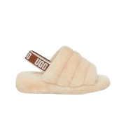 (W) UGG Fluff Yeah Slide Natural