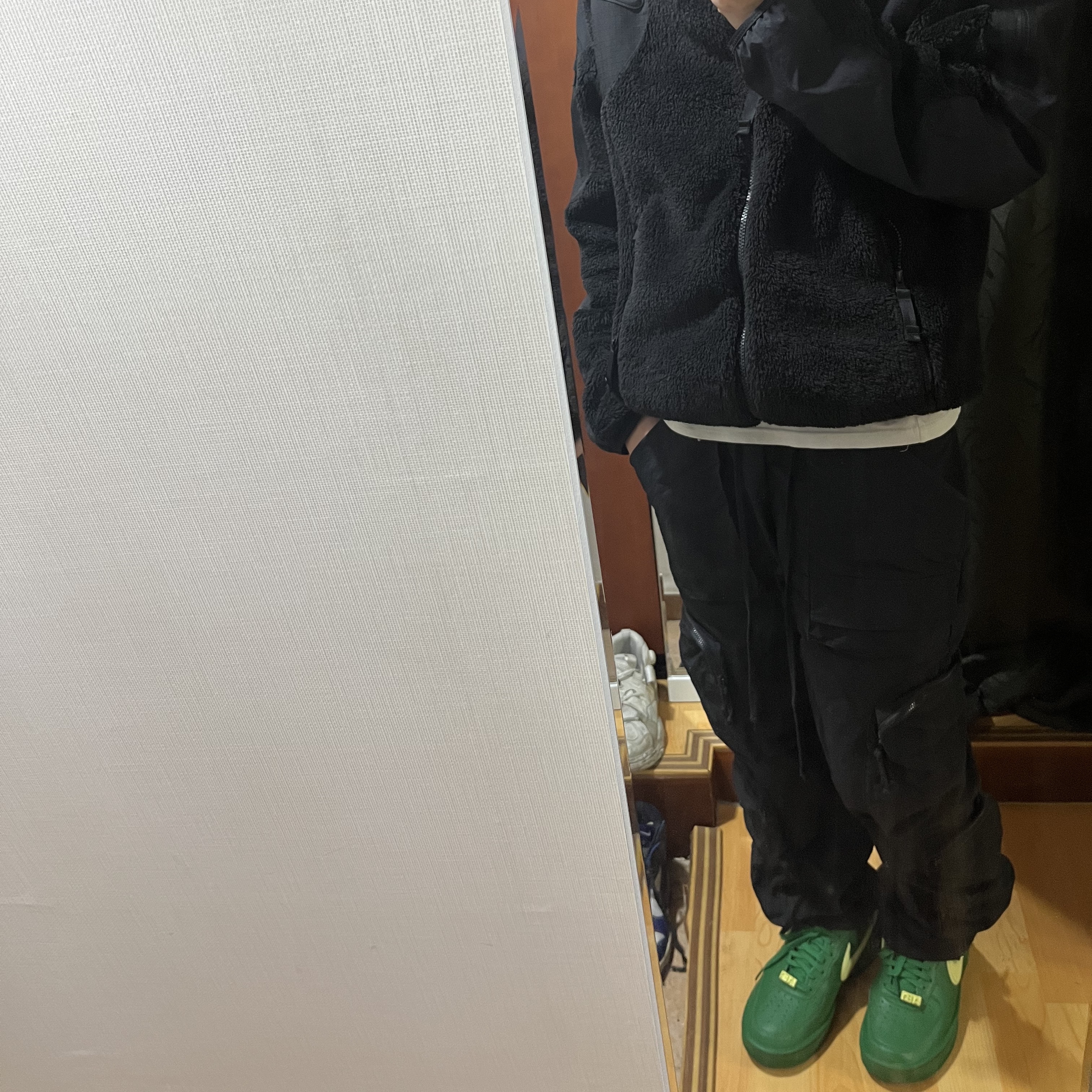 Nike x Ambush Air Force 1 Low SP Pine Green and Citron, Nike x Ambush Air Force 1 Low SP Game Royal and Vivid Sulfur 착용 스타일 - 3