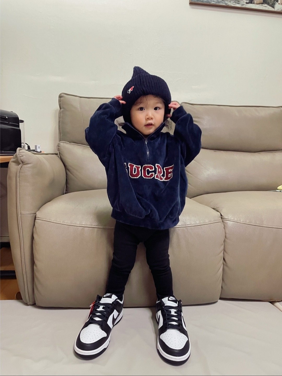 Nike Dunk Low Retro Black 착용 스타일 - 1