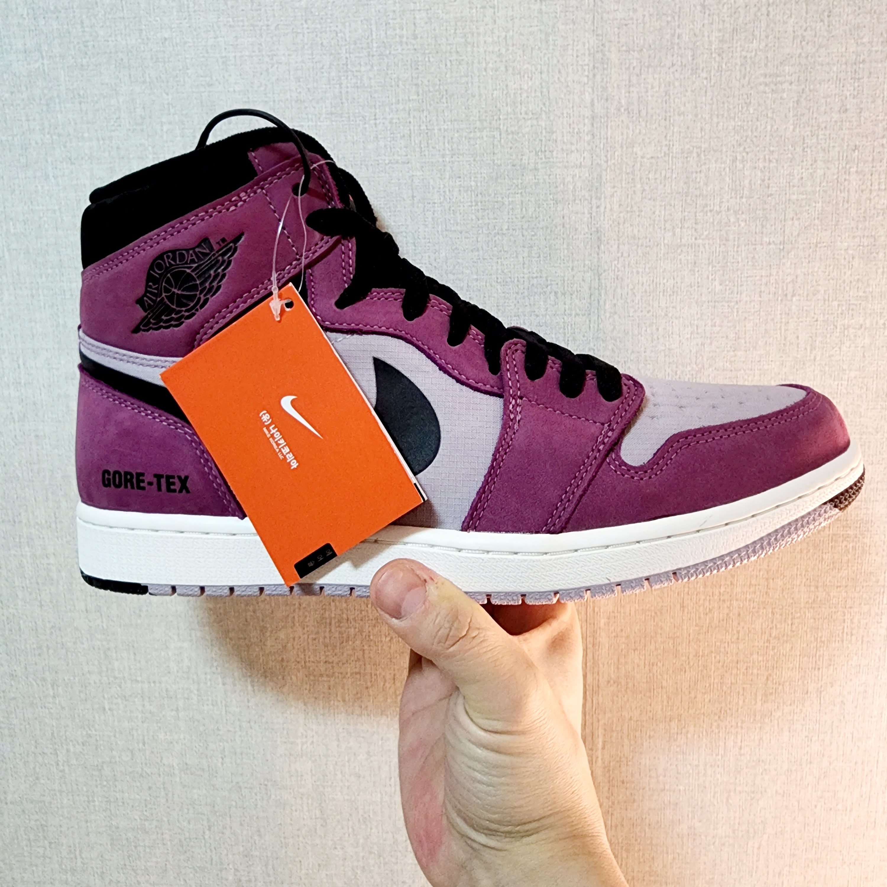 Jordan 1 Element Gore-Tex Berry 착용 스타일 - 2