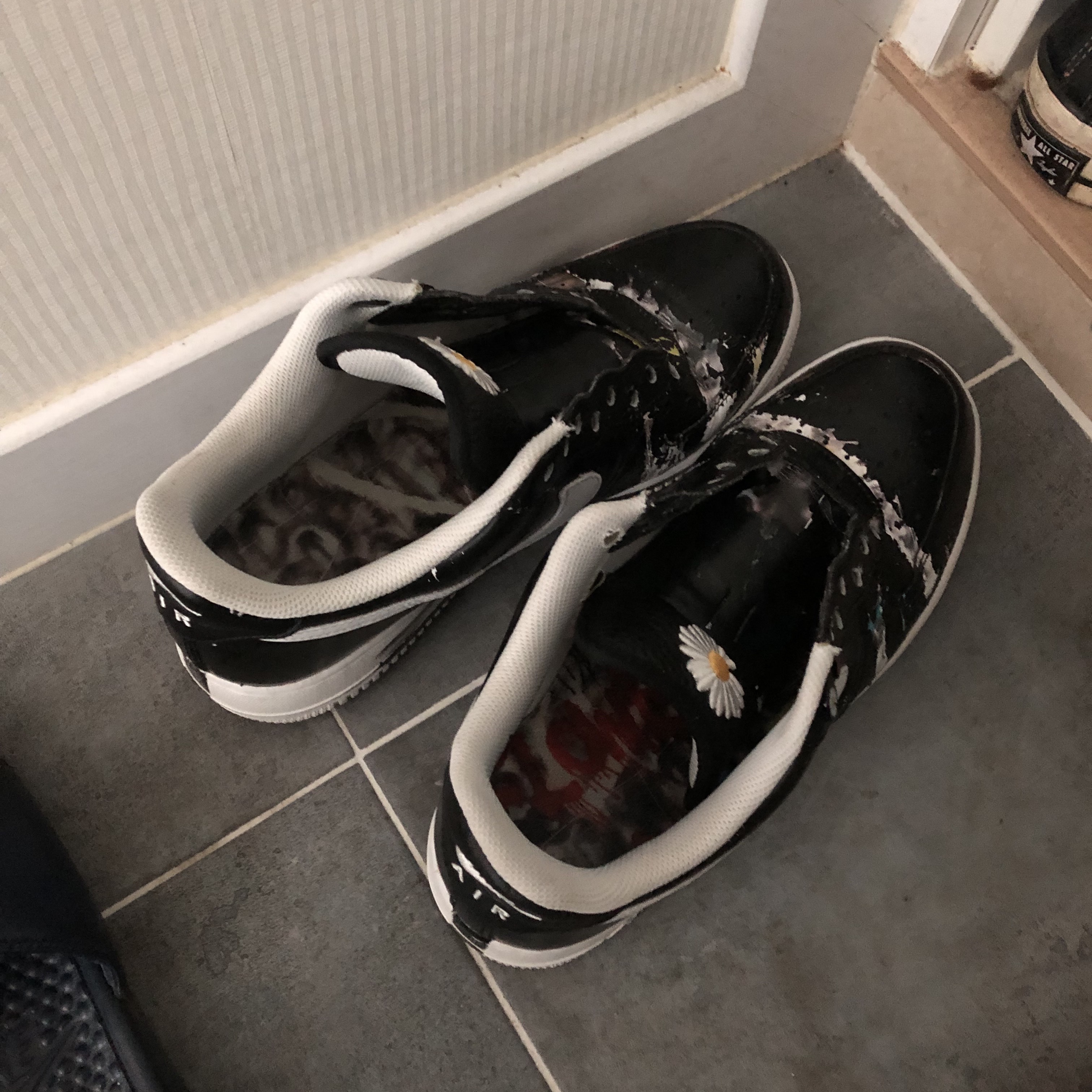 Nike x Peaceminusone Air Force 1 Low Para-Noise 착용 스타일