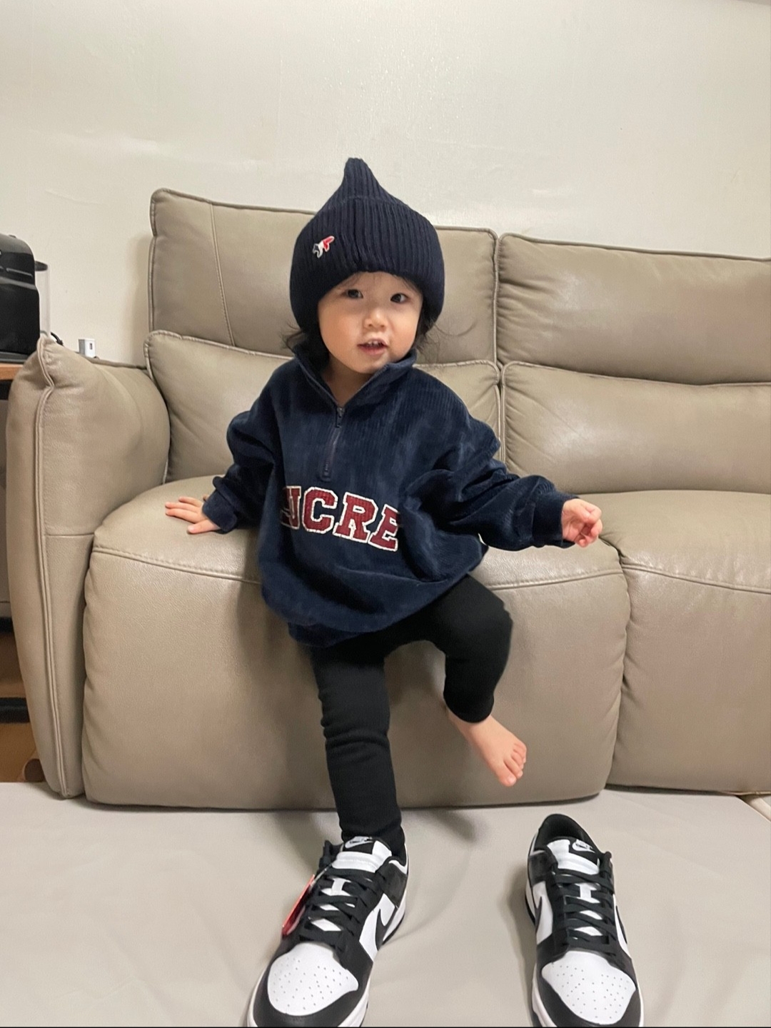 Nike Dunk Low Retro Black 착용 스타일 - 3