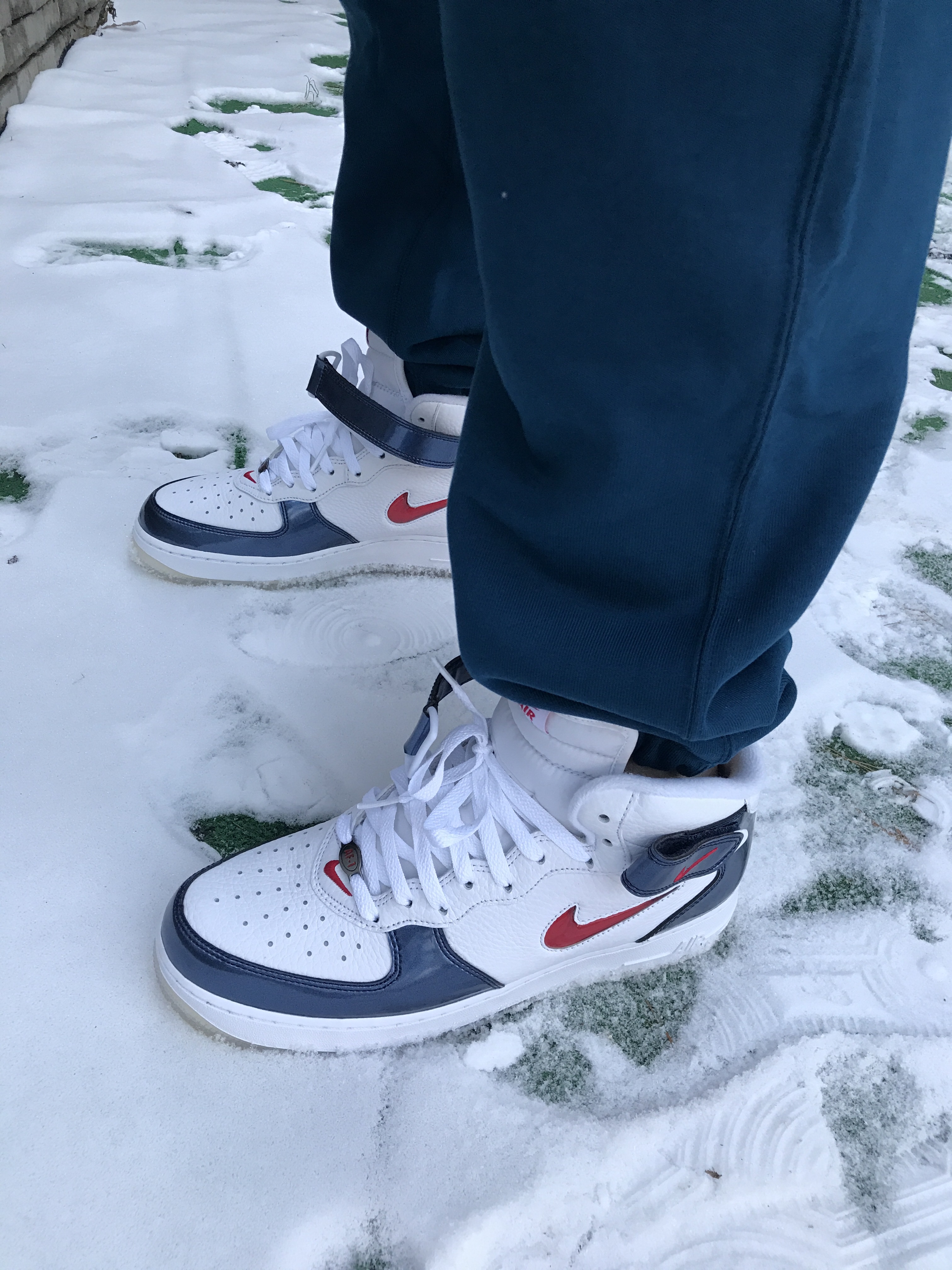Nike NRG Solo Swoosh Fleece Hoodie Valerian Blue - Asia, Nike NRG Solo Swoosh Fleece Pants Valerian Blue - Asia 착용 스타일 - 5