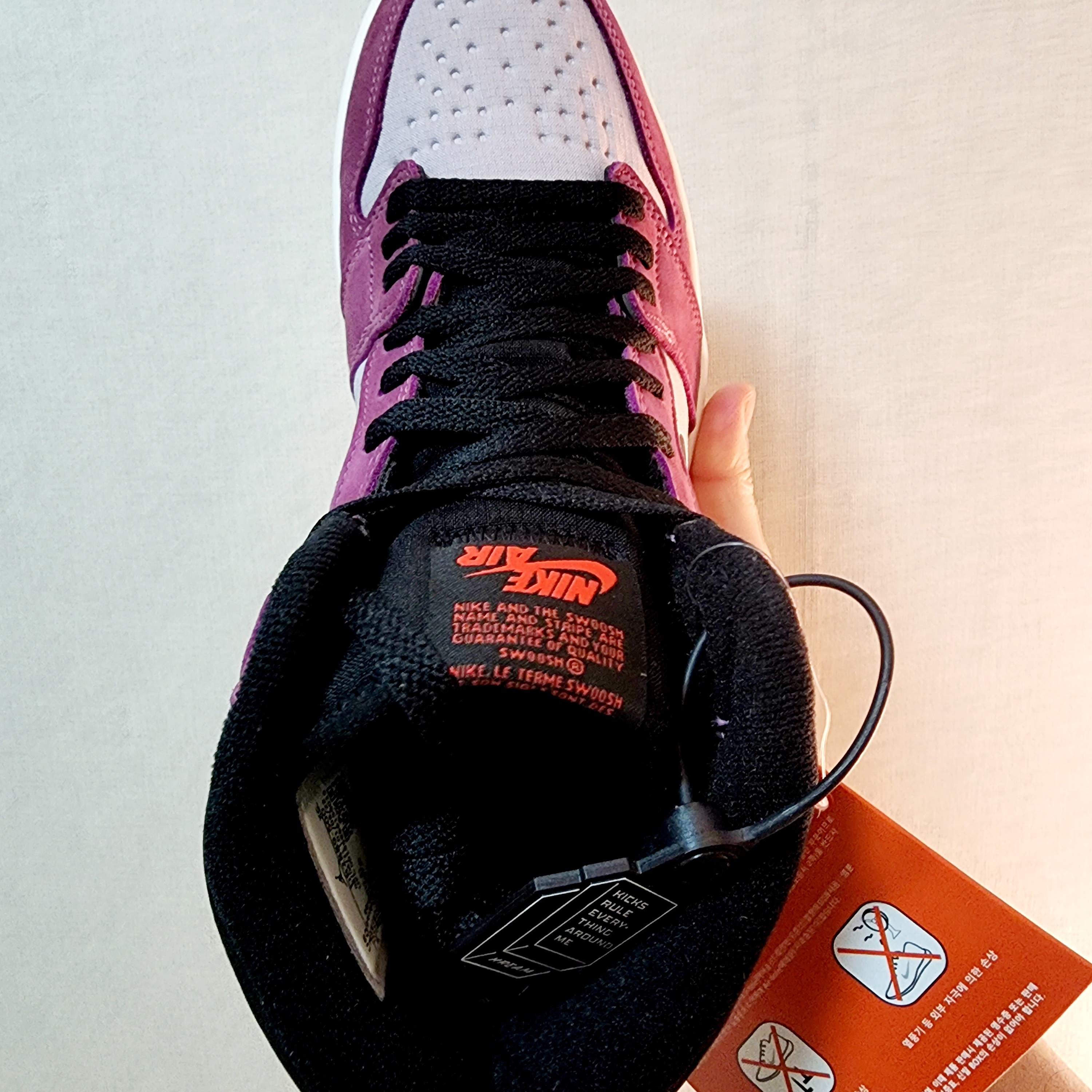 Jordan 1 Element Gore-Tex Berry 착용 스타일 - 4