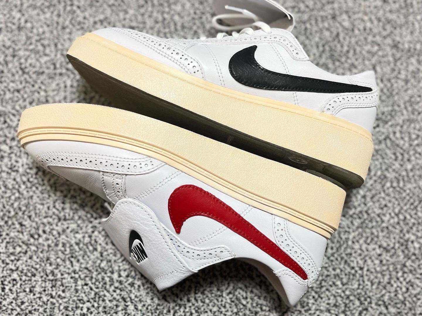Nike x Peaceminusone Kwondo1 White 착용 스타일 - 1