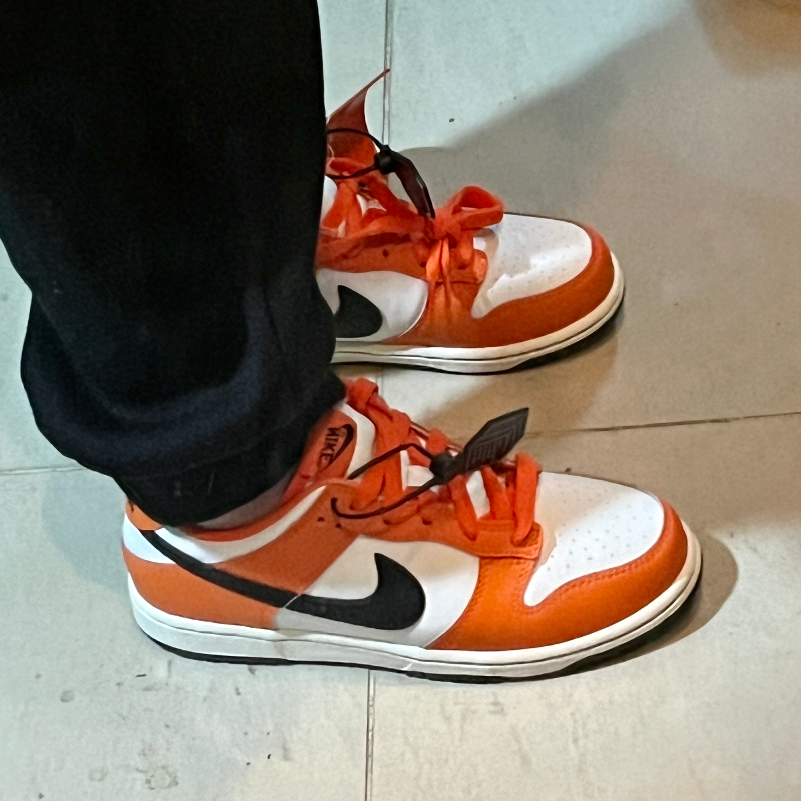 (PS) Nike Dunk Low Safety Orange 착용 스타일