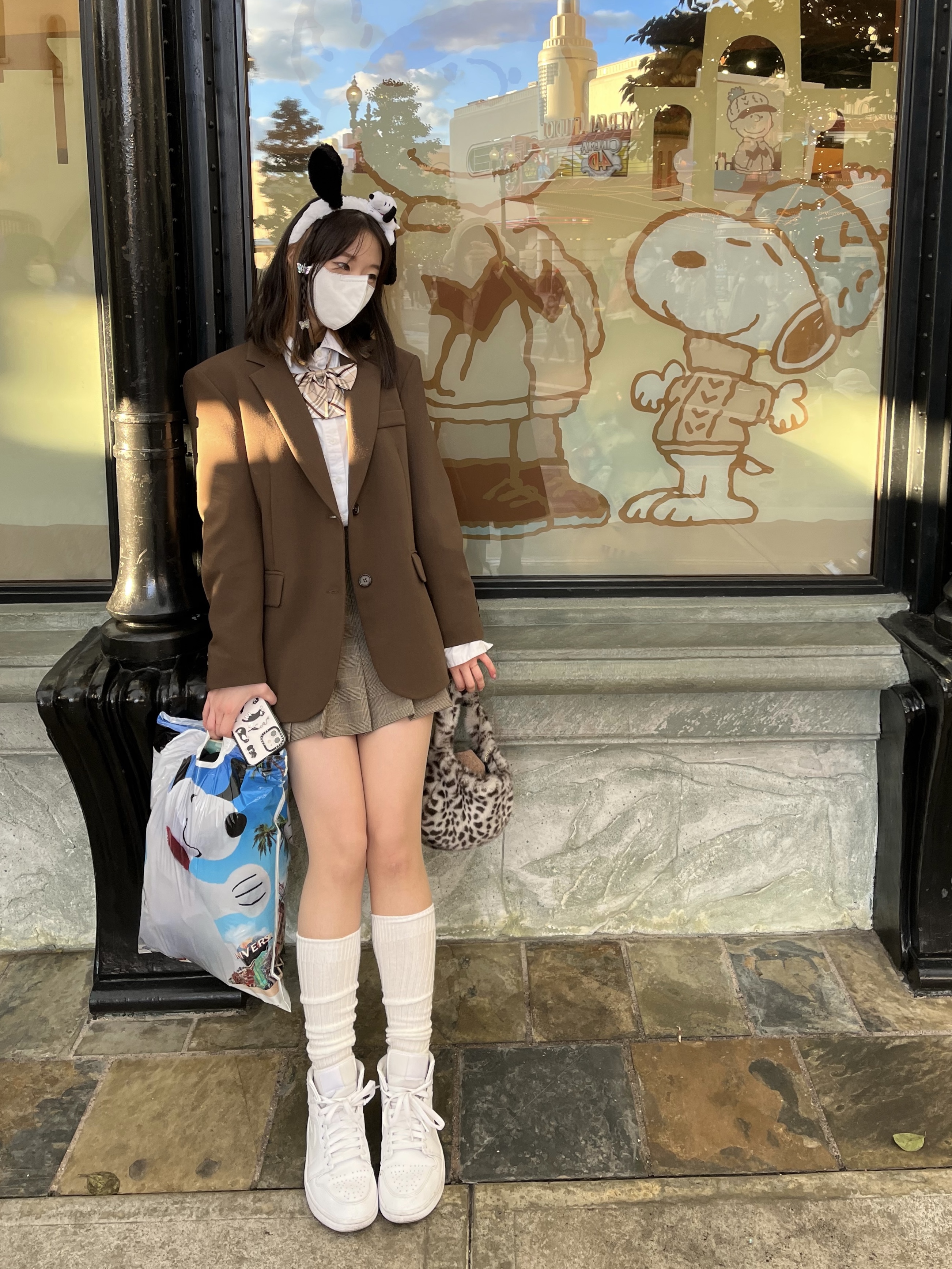 Jordan 1 Mid Triple White 착용 스타일