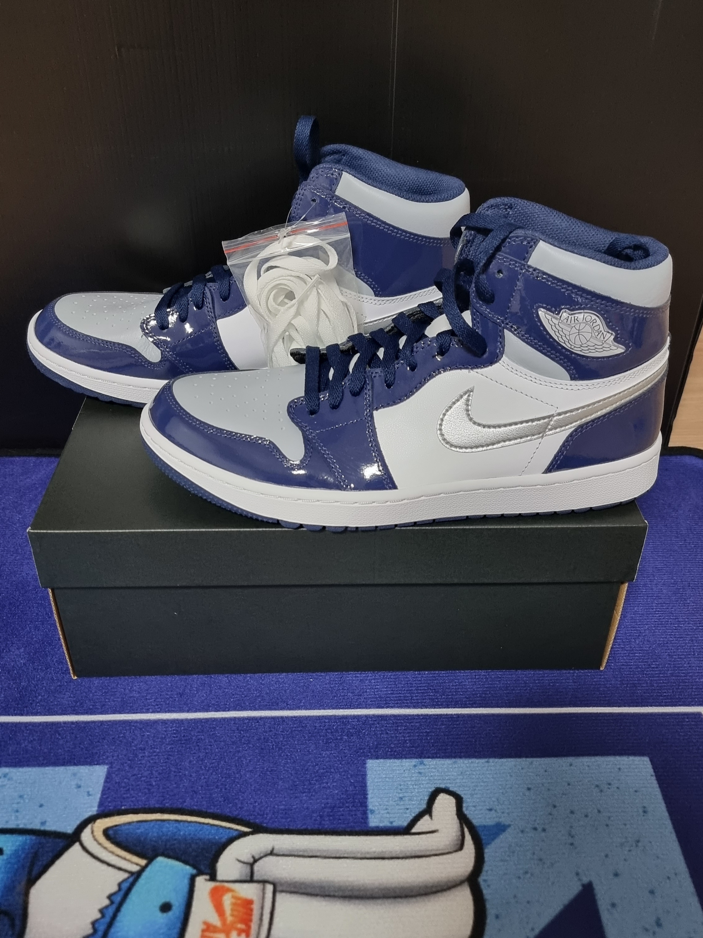 Jordan 1 High Golf Midnight Navy 착용 스타일 - 2