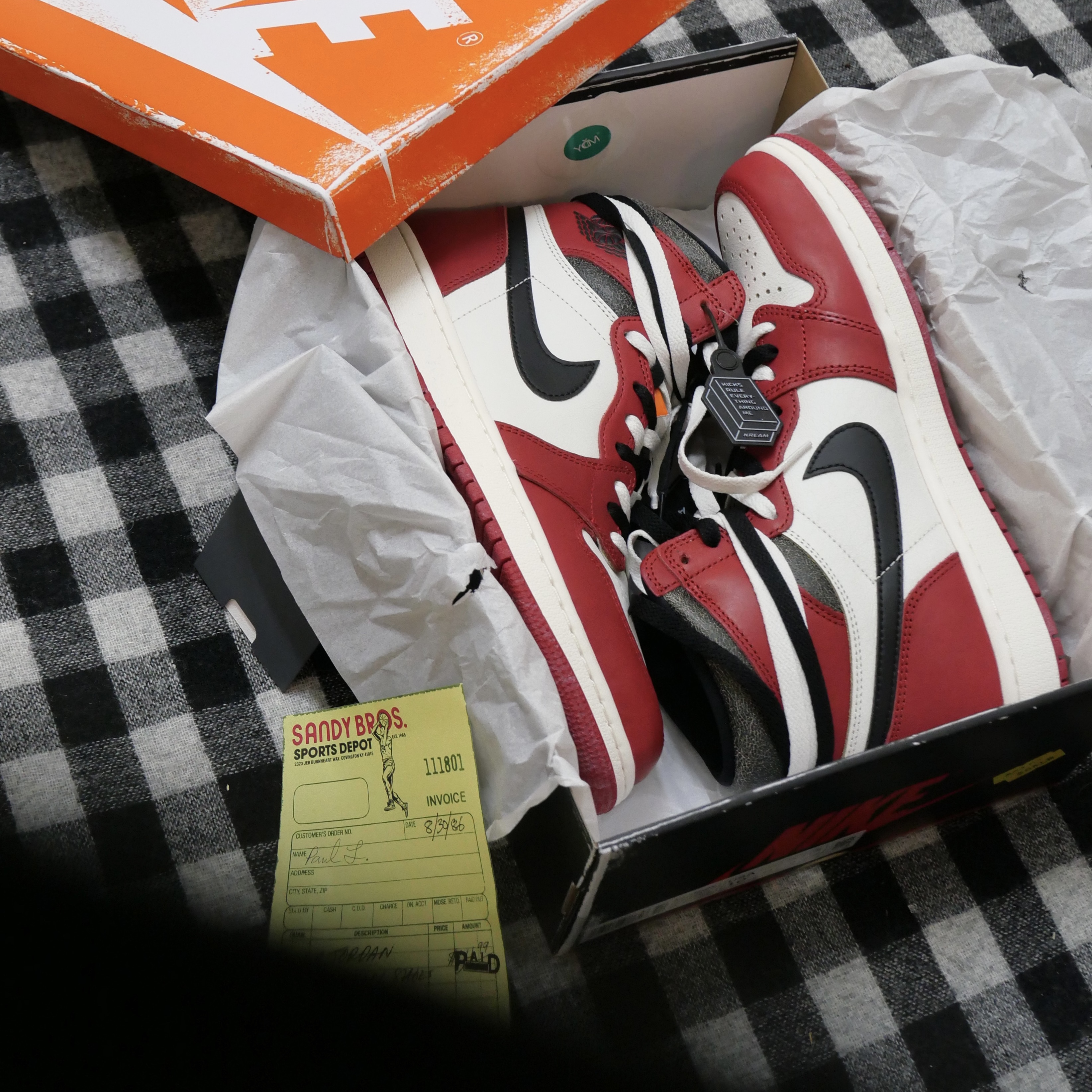Jordan 1 Retro High OG Chicago 2022, Nike Cable Knit LS Sweater Rattan - Asia 착용 스타일 - 5