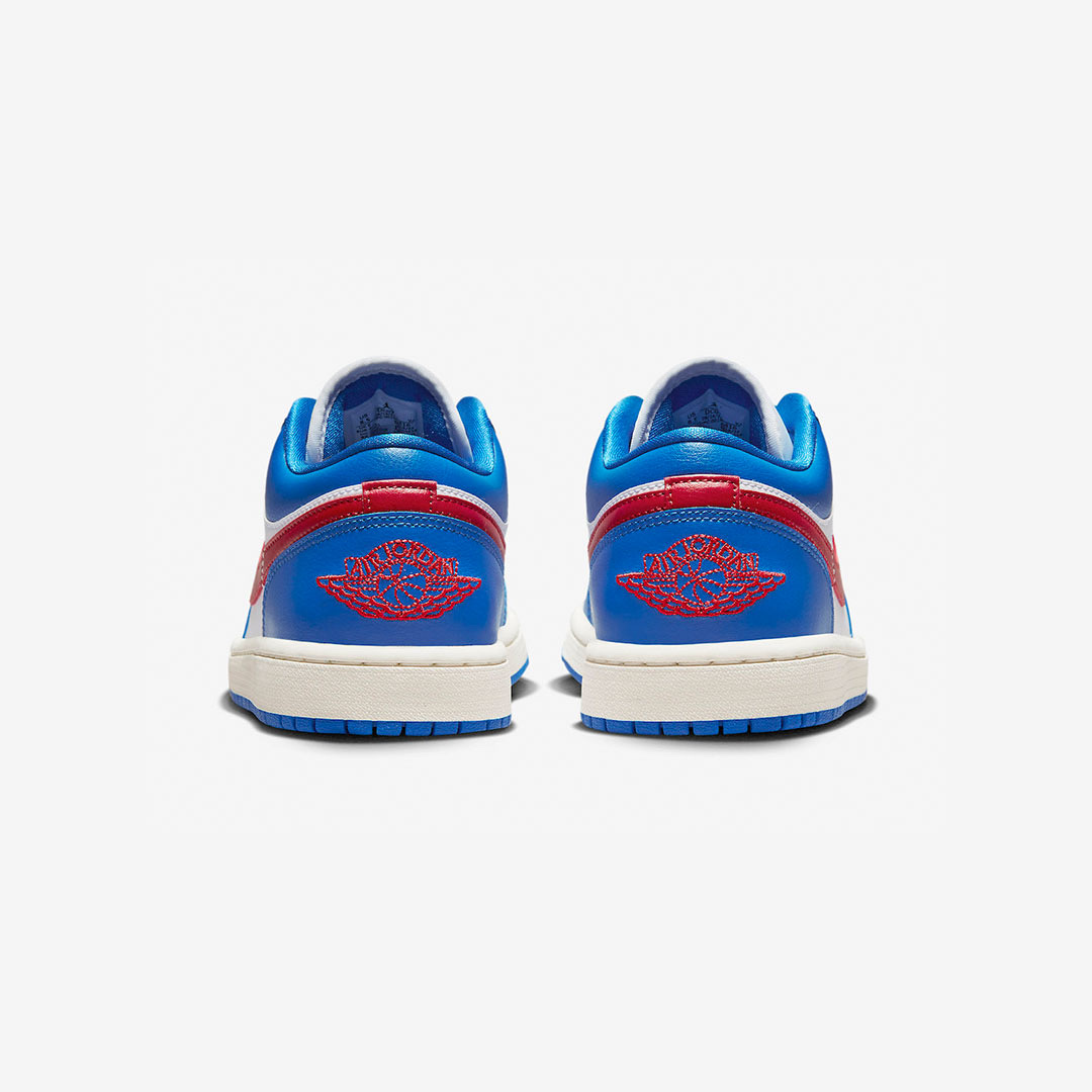 (W) Jordan 1 Low White Dark Marina Blue, Jordan 1 Low Golf Wolf Grey 착용 스타일 - 5