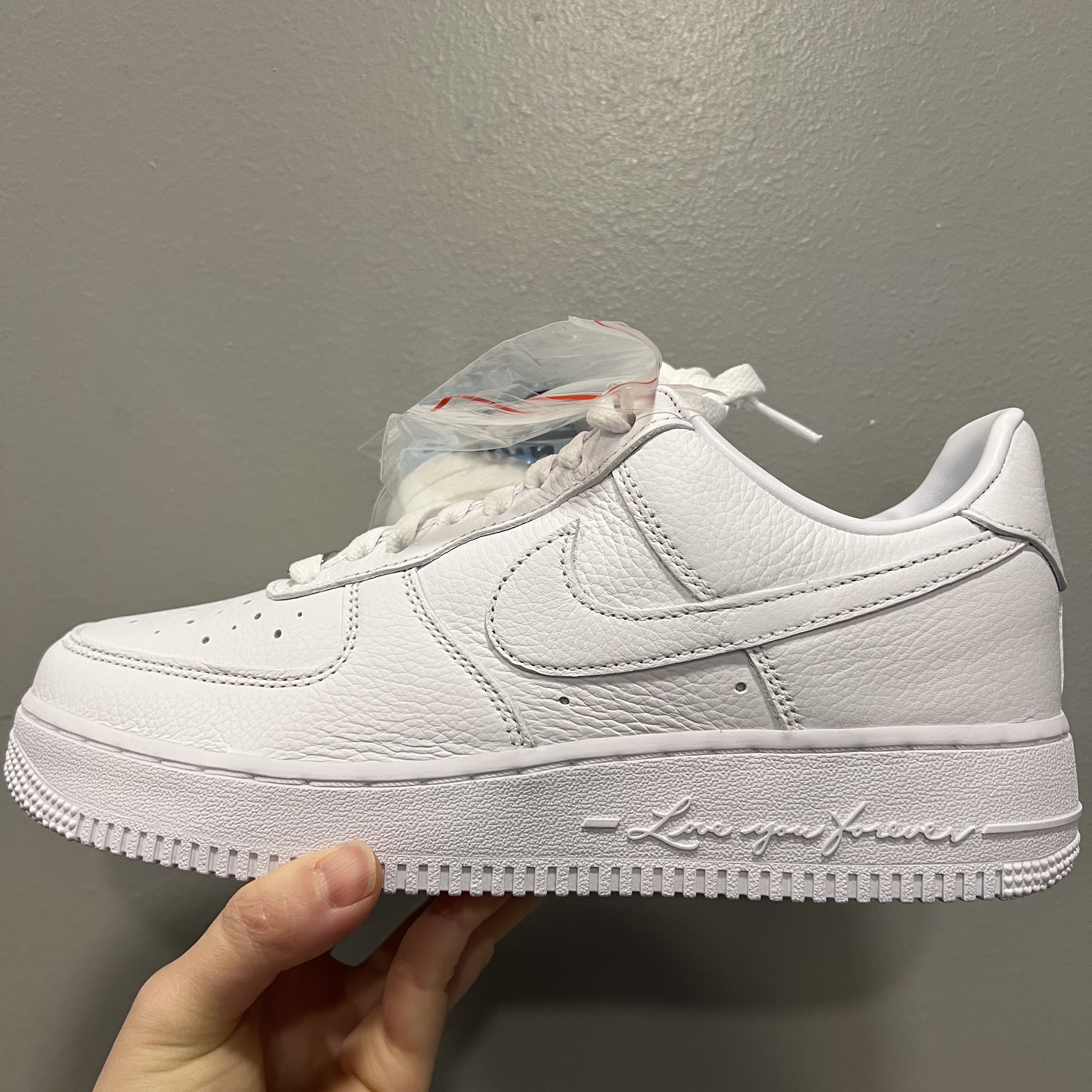 Nike x Drake Nocta Air Force 1 Low SP Certified Lover Boy White 착용 스타일